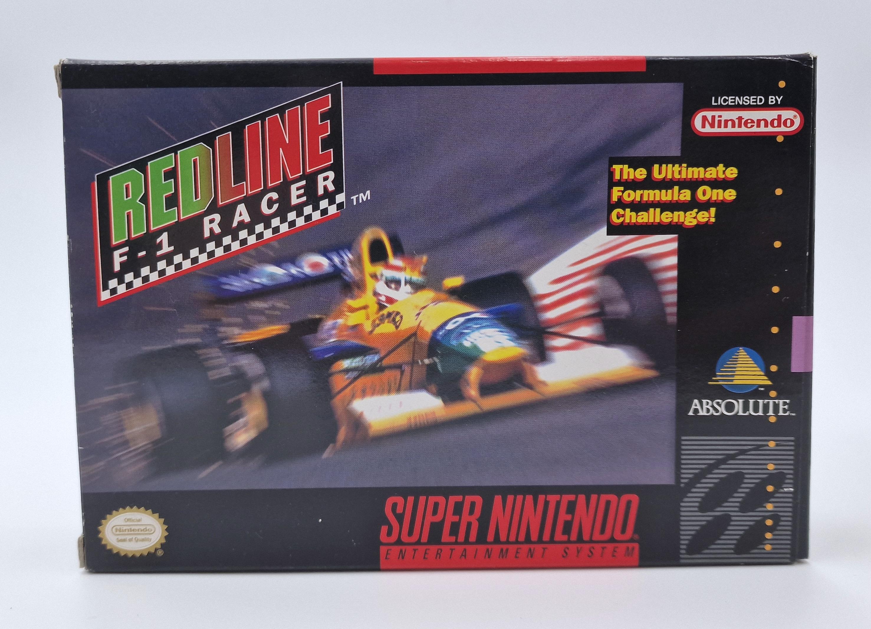 Redline F-1 Racer — Nintendo SNES US