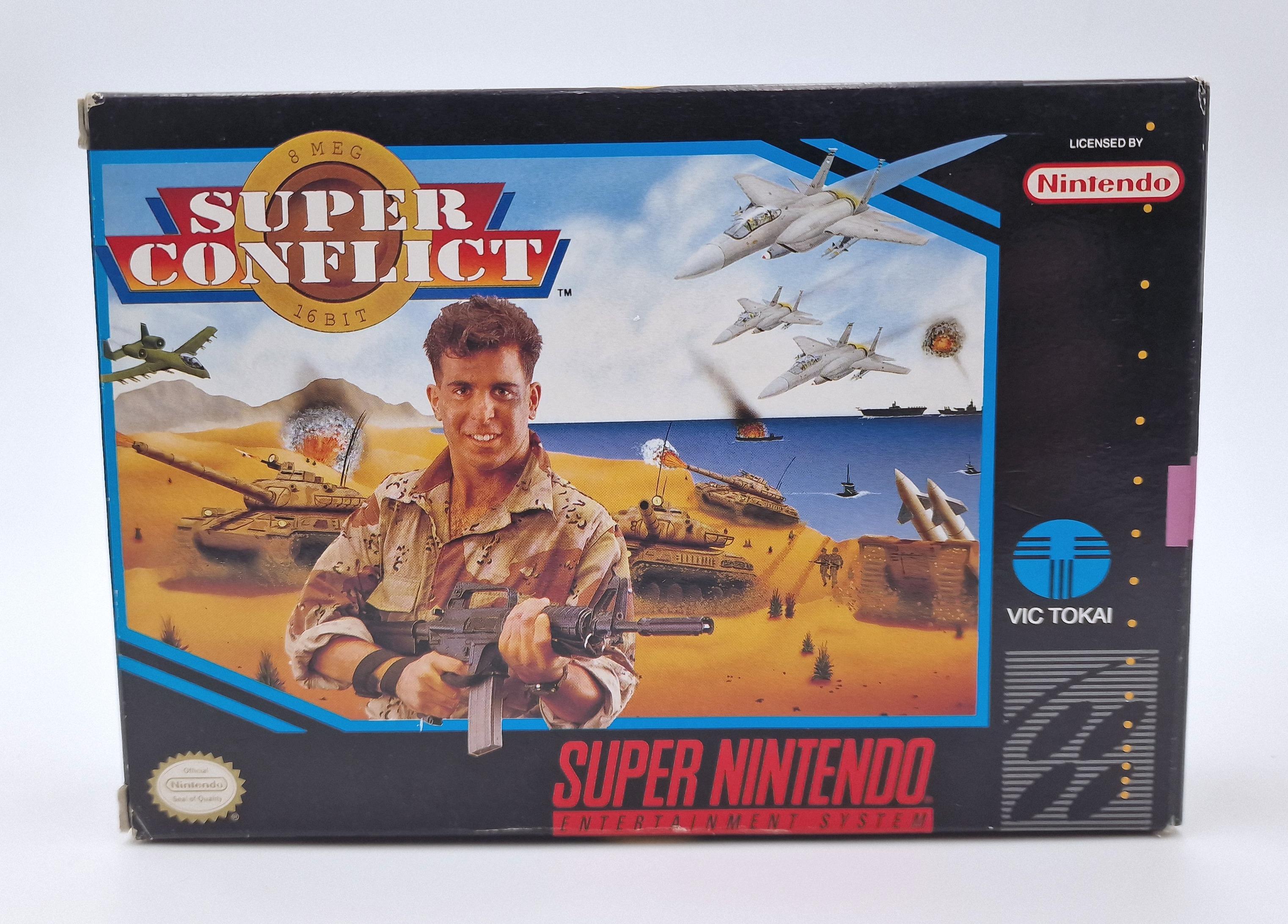 Super Conflict: The Mideast — Nintendo SNES US