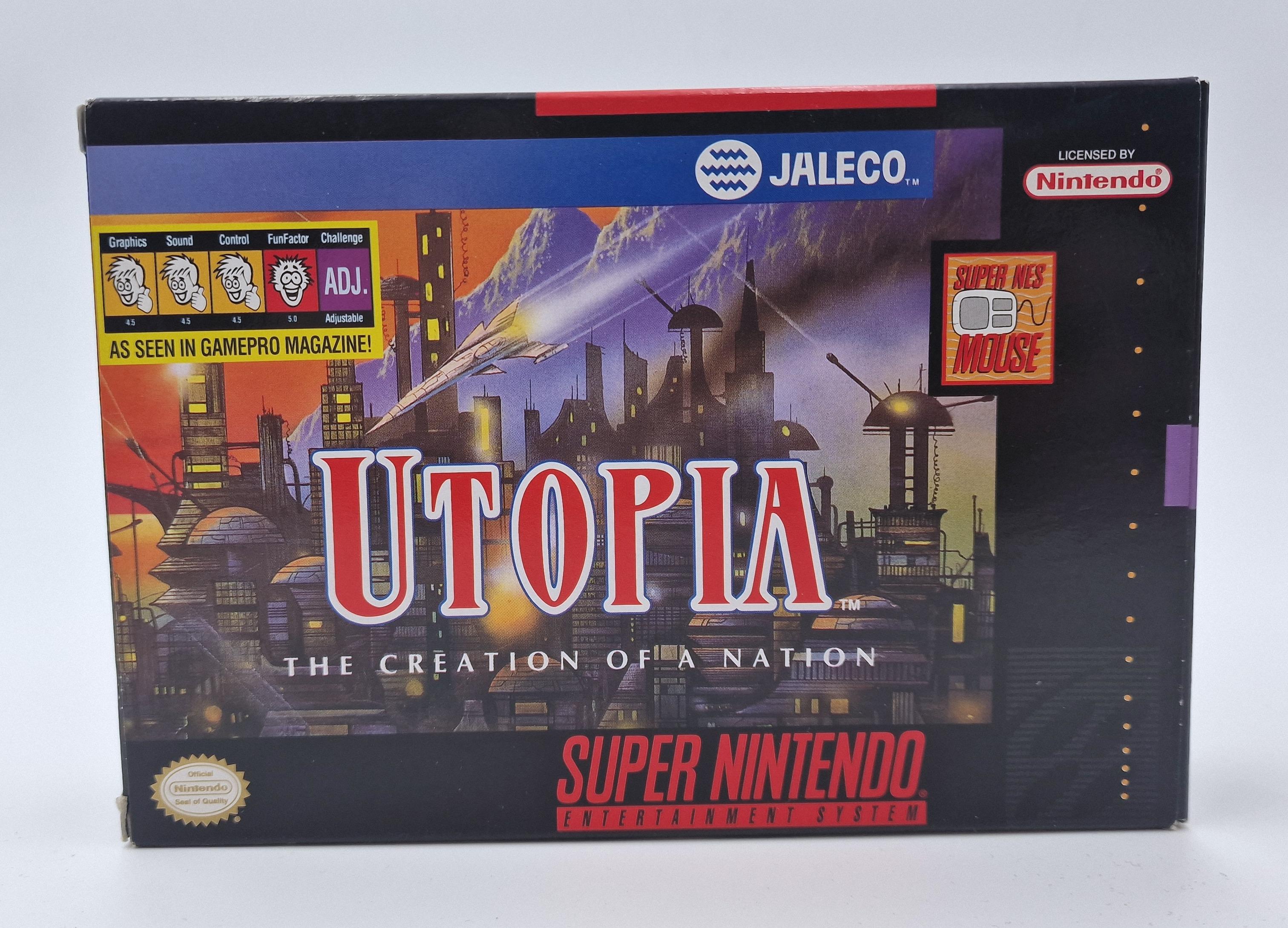 Utopia: The Creation of a Nation — Nintendo SNES US