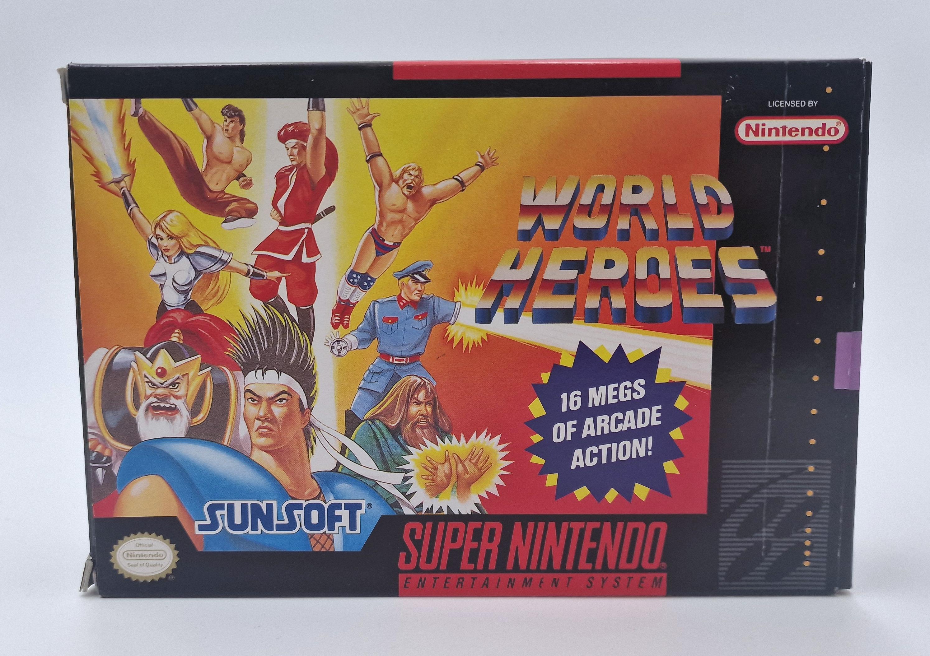 World Heroes — Nintendo SNES US