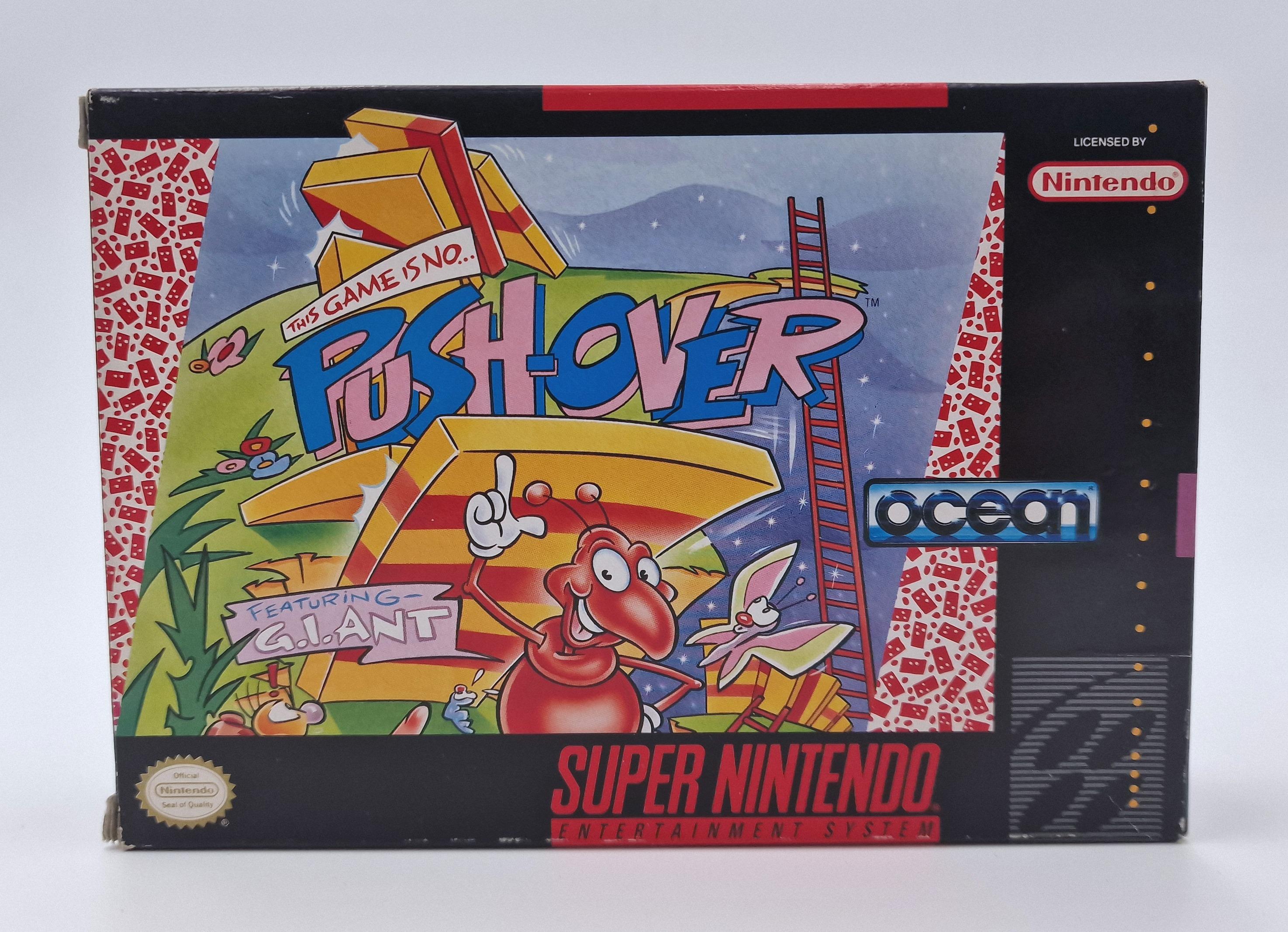 Pushover — Nintendo SNES US