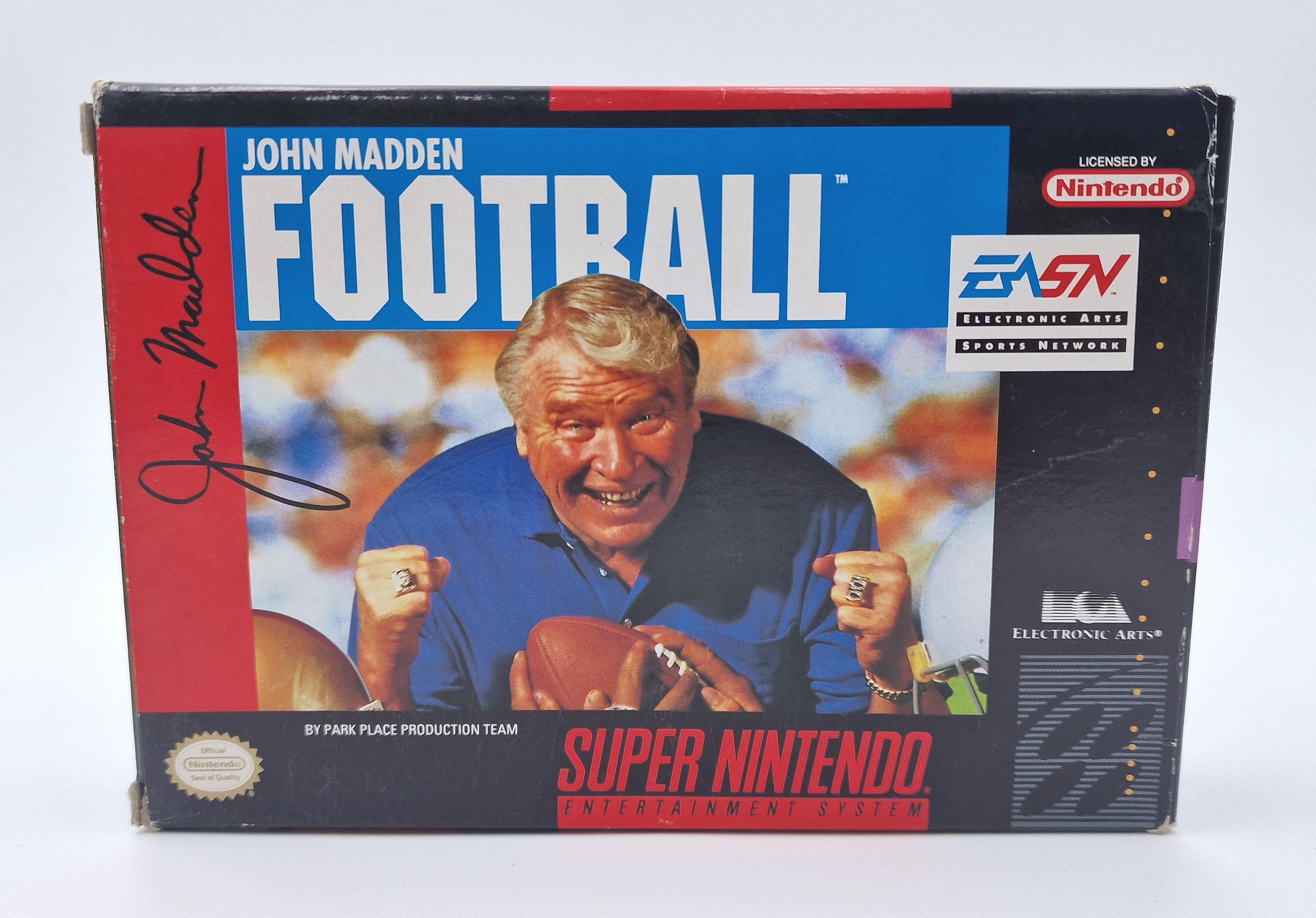 John Madden Football — Nintendo SNES US