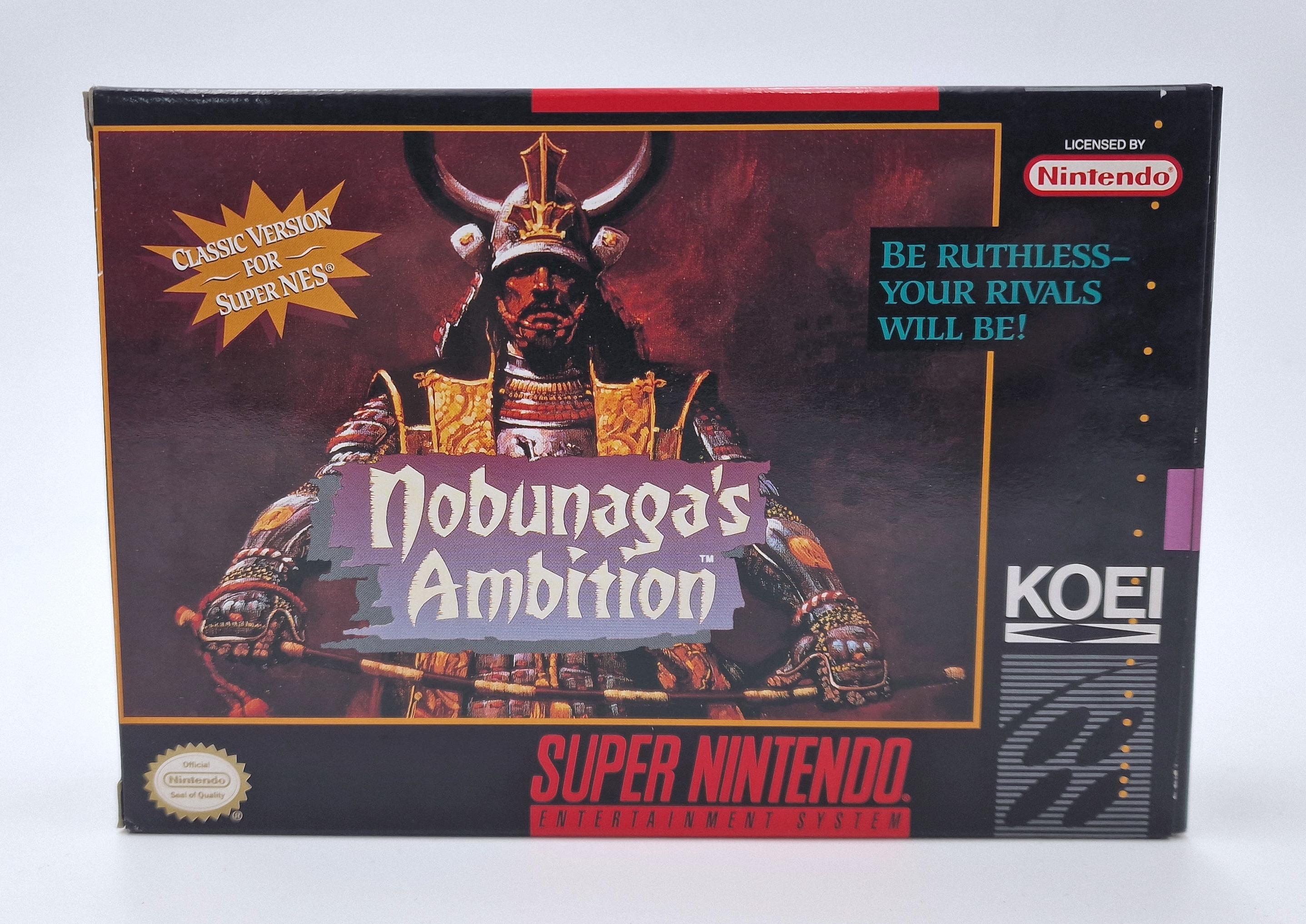 Nobunaga's Ambition — Nintendo SNES US