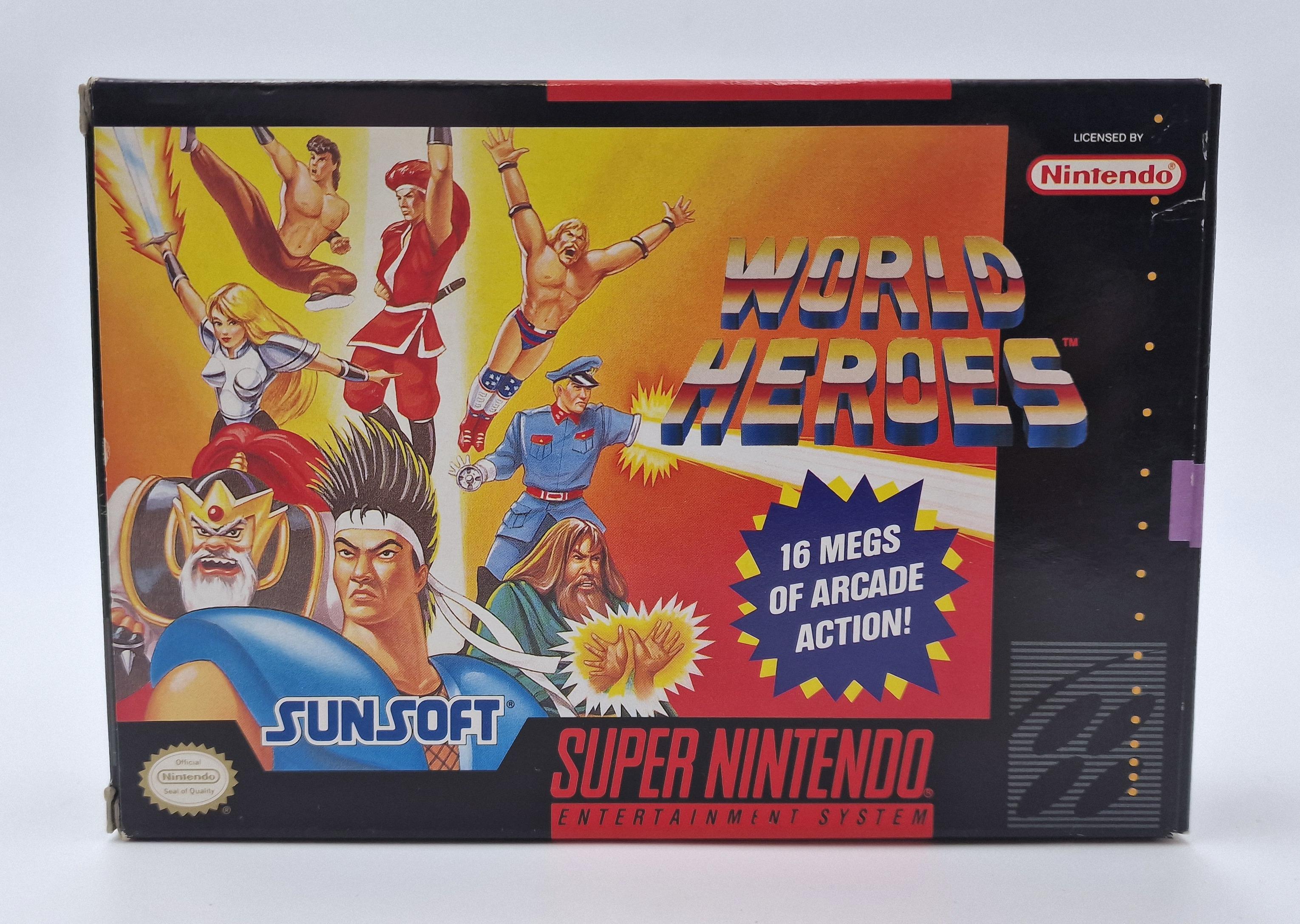 World Heroes — Nintendo SNES US