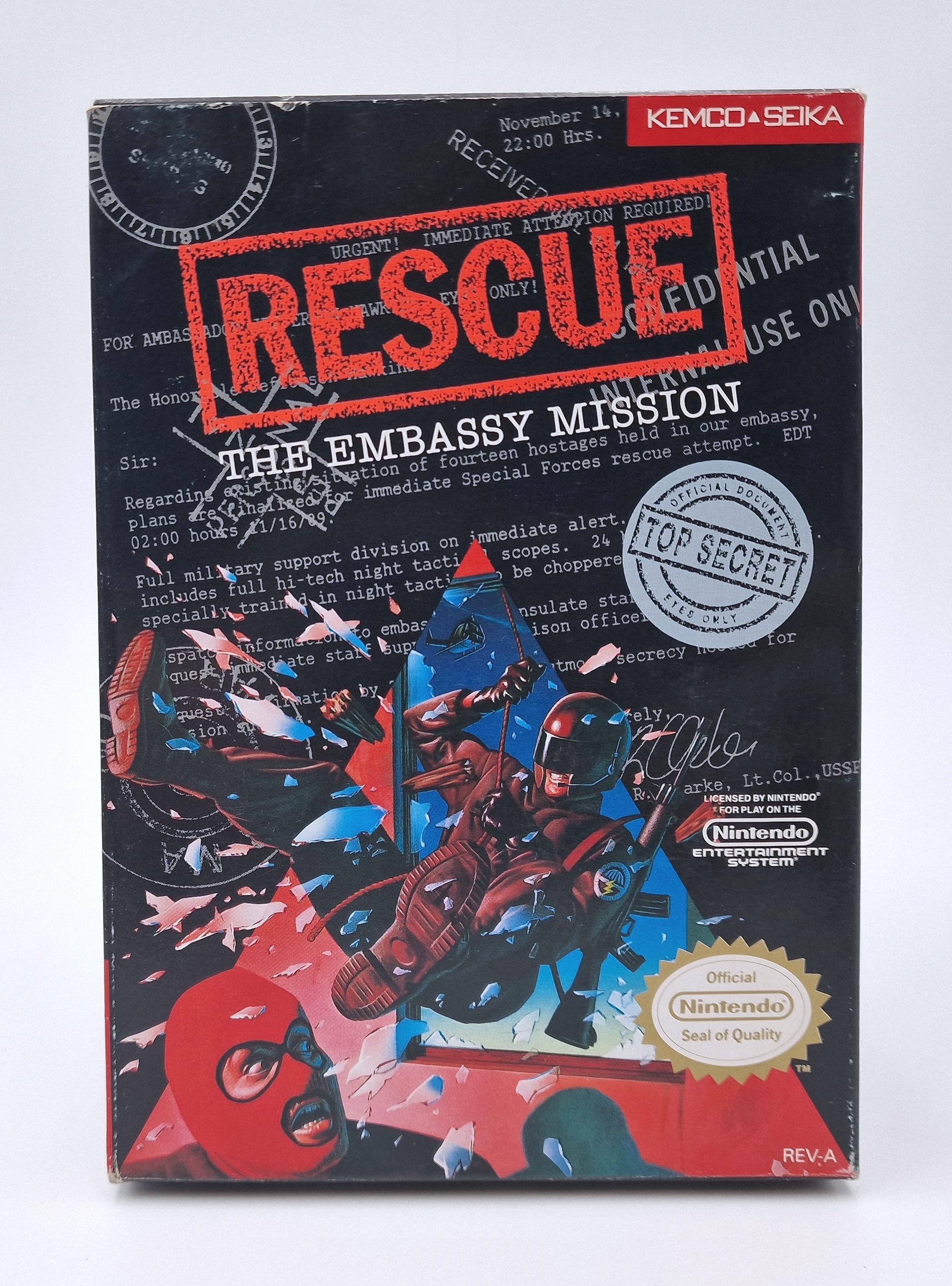 Rescue: The Embassy Mission — Nintendo NES / FC US