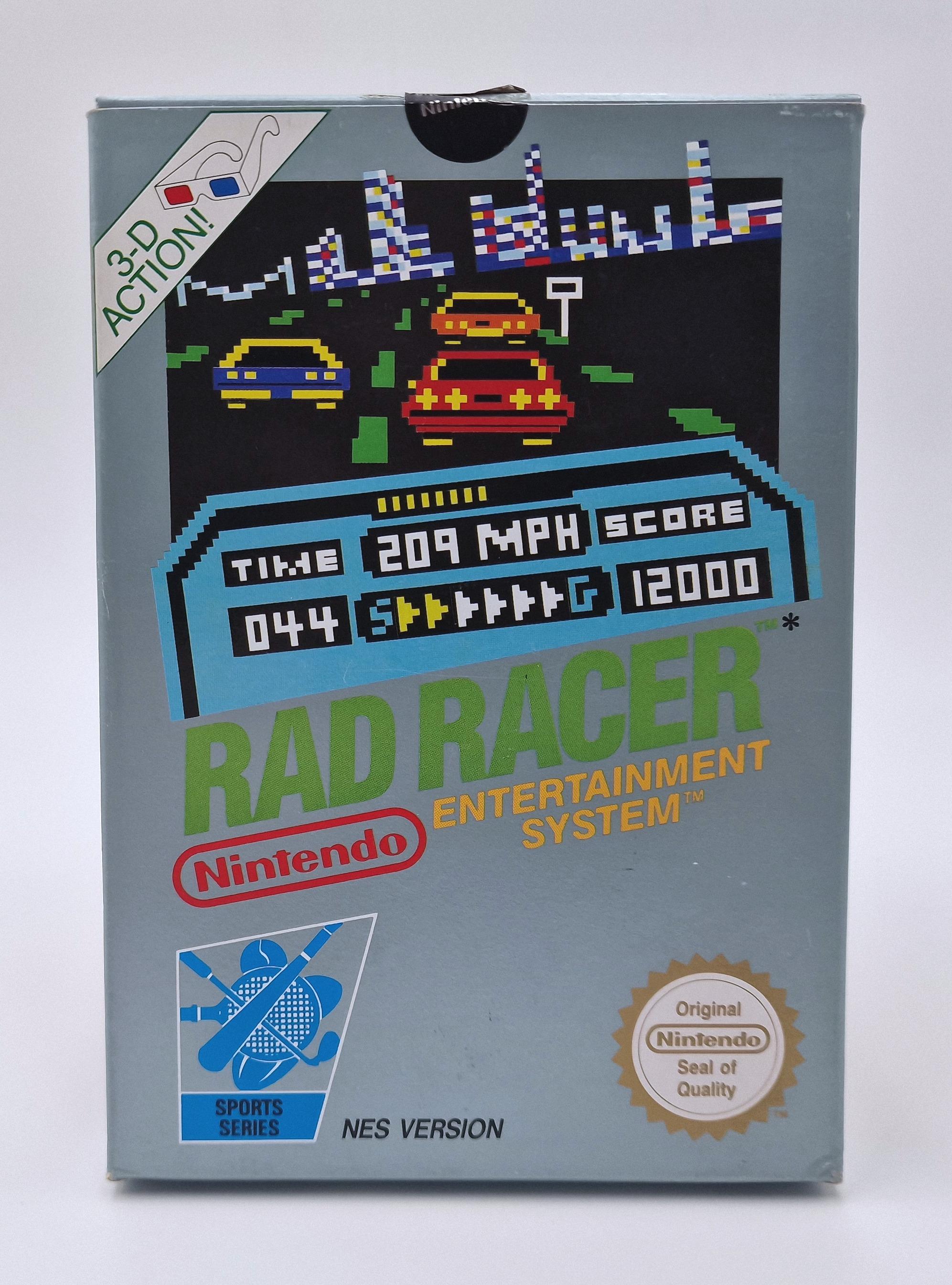Rad Racer — Nintendo NES / FC PAL