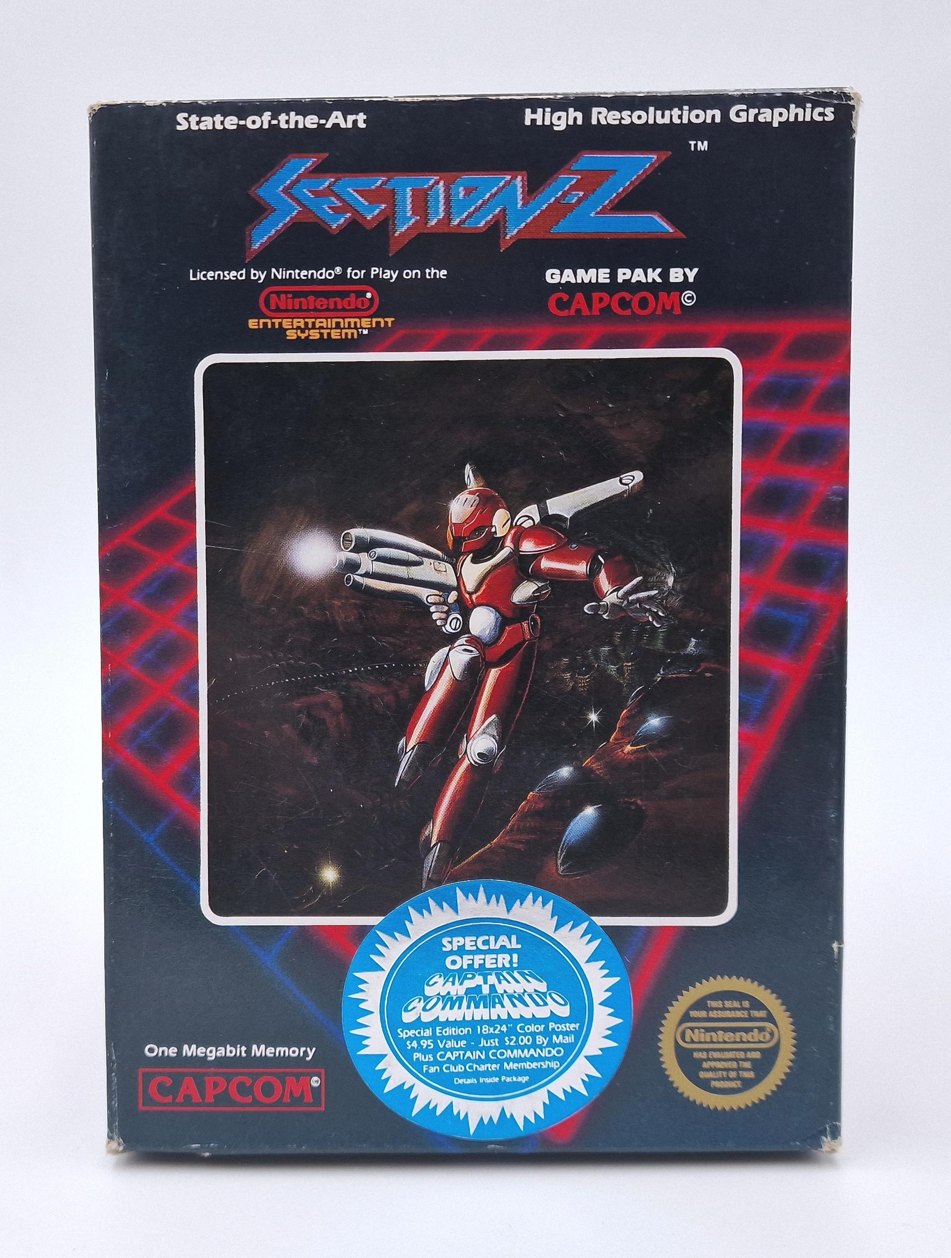 Section-Z — Nintendo NES / FC US
