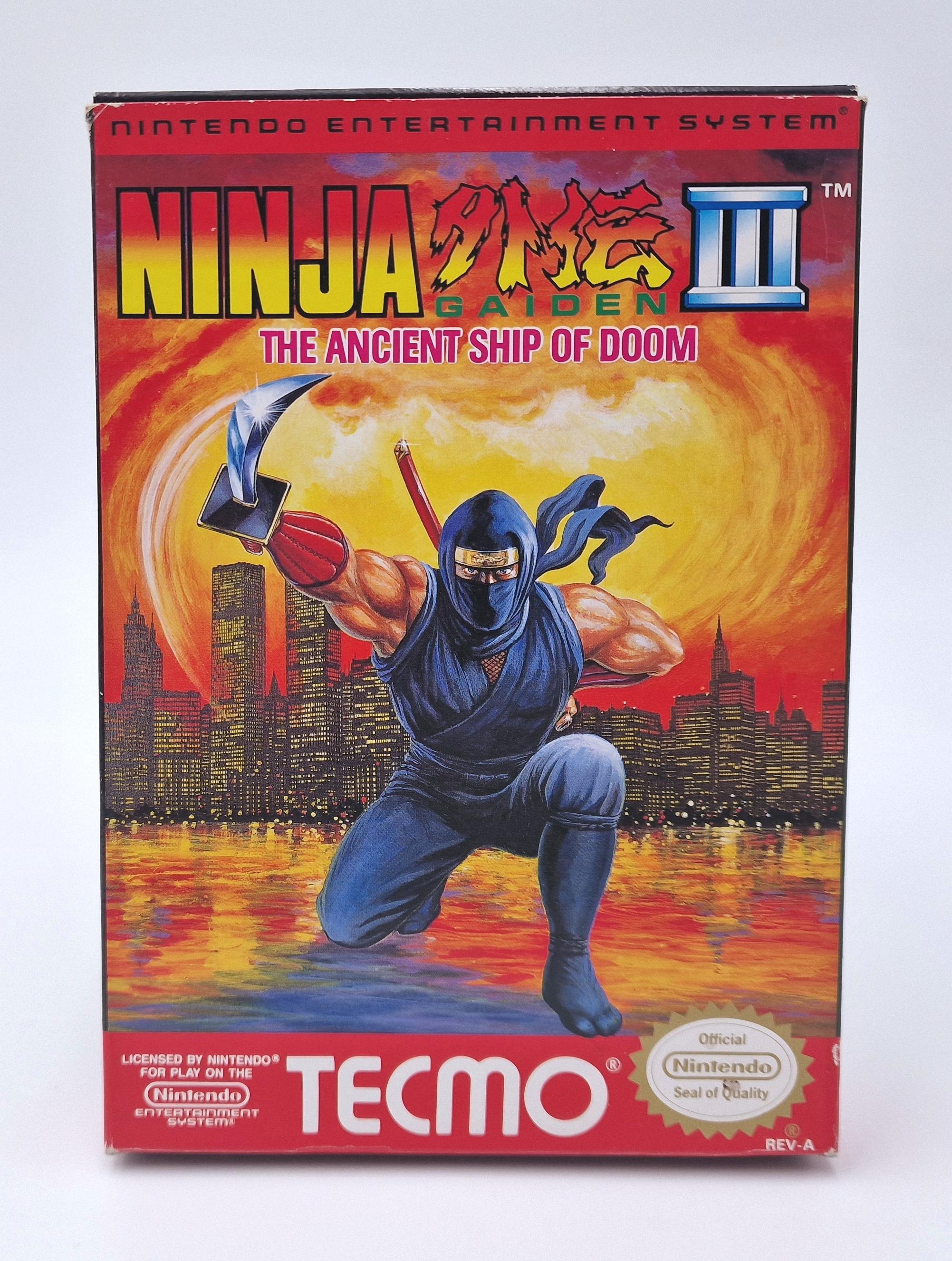 Ninja Gaiden III: The Ancient Ship of Doom — Nintendo NES / FC US