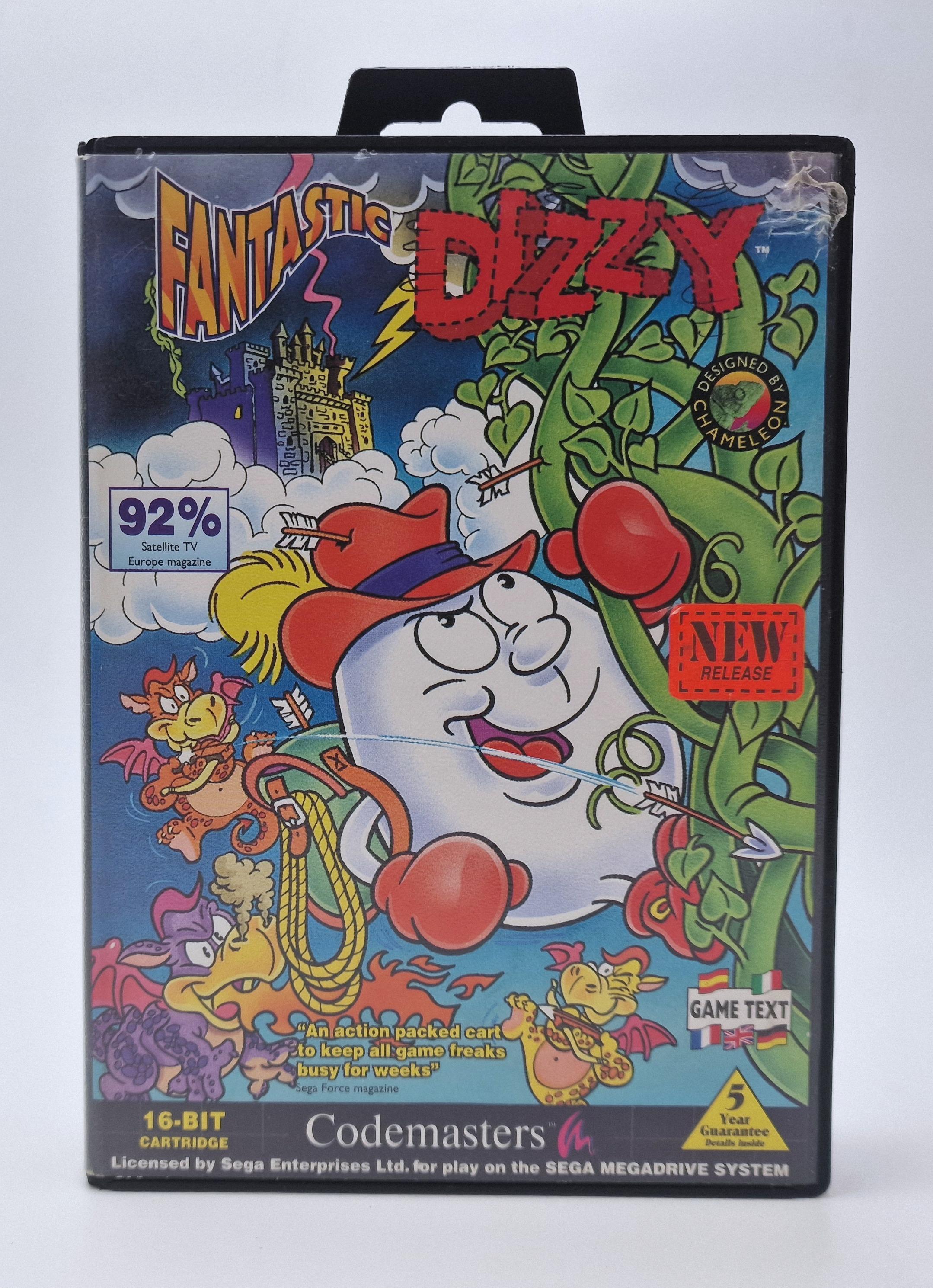 Fantastic Dizzy — SEGA Megadrive PAL