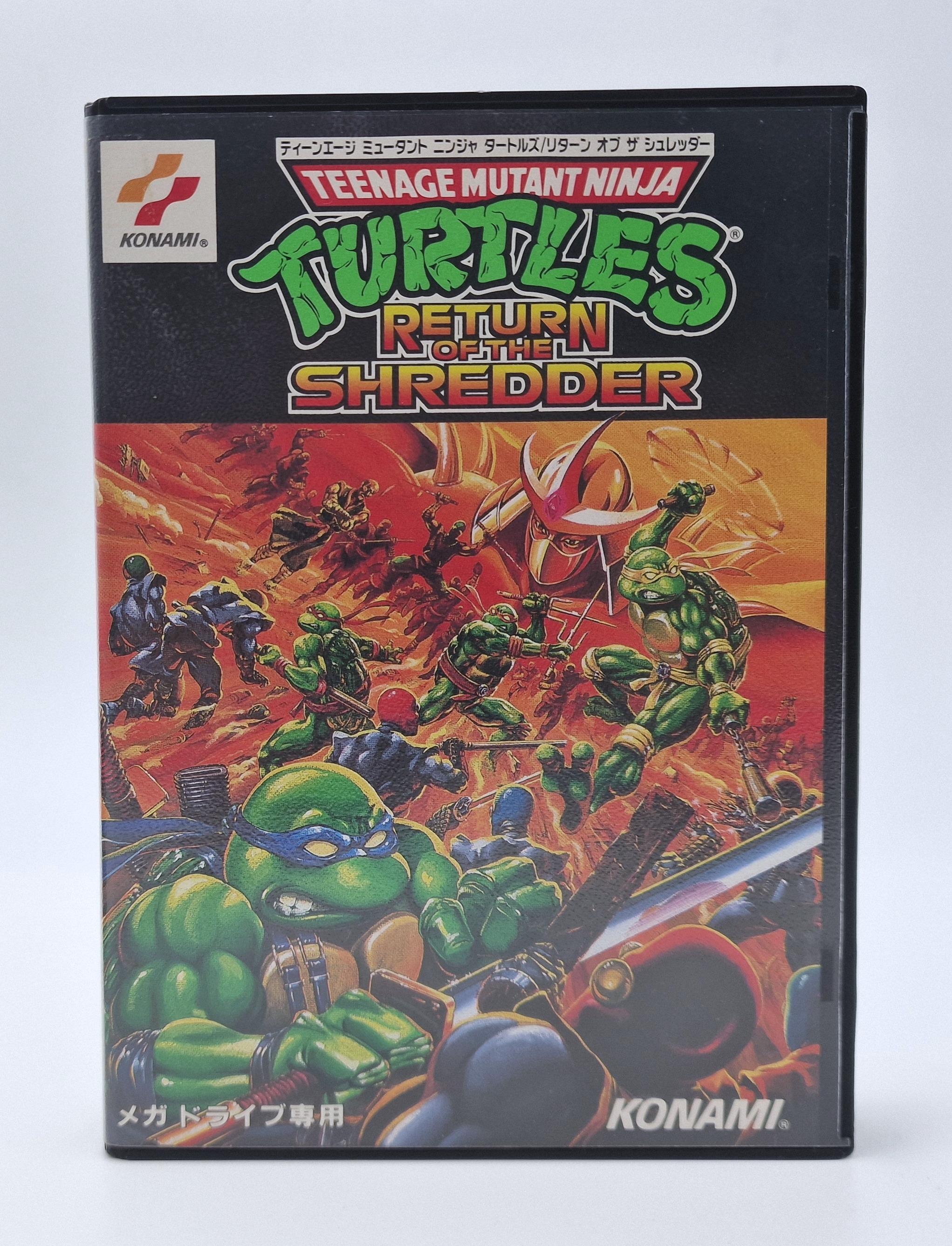 Teenage Mutant Ninja Turtles Return of the Shredder — SEGA Megadrive JAP