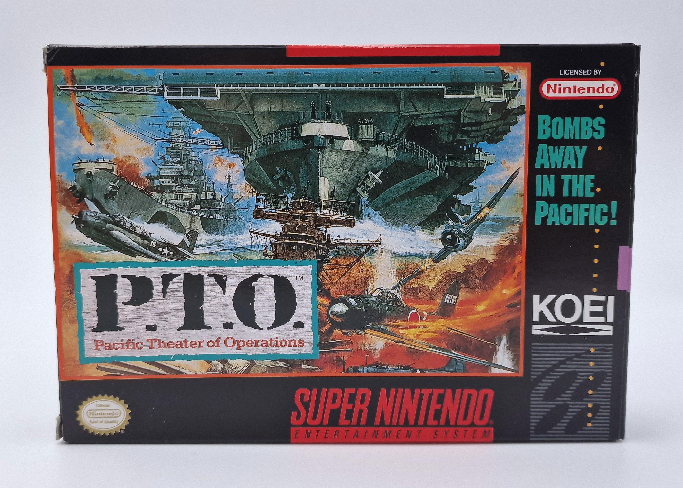 P.T.O.: Pacific Theater of Operations — Nintendo SNES US