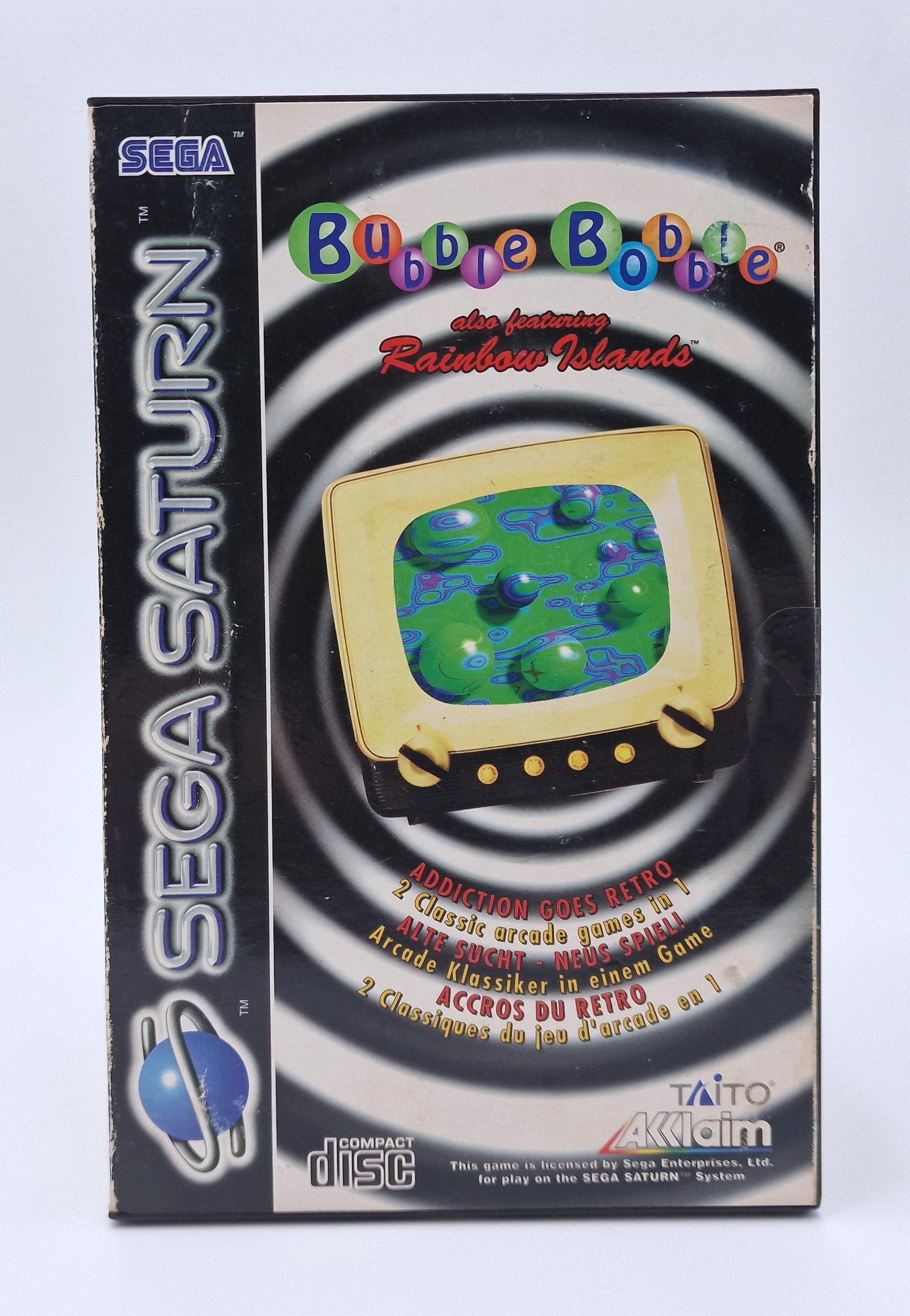 Bubble Bobble Also Featuring Rainbow Islands — SEGA Saturn PAL