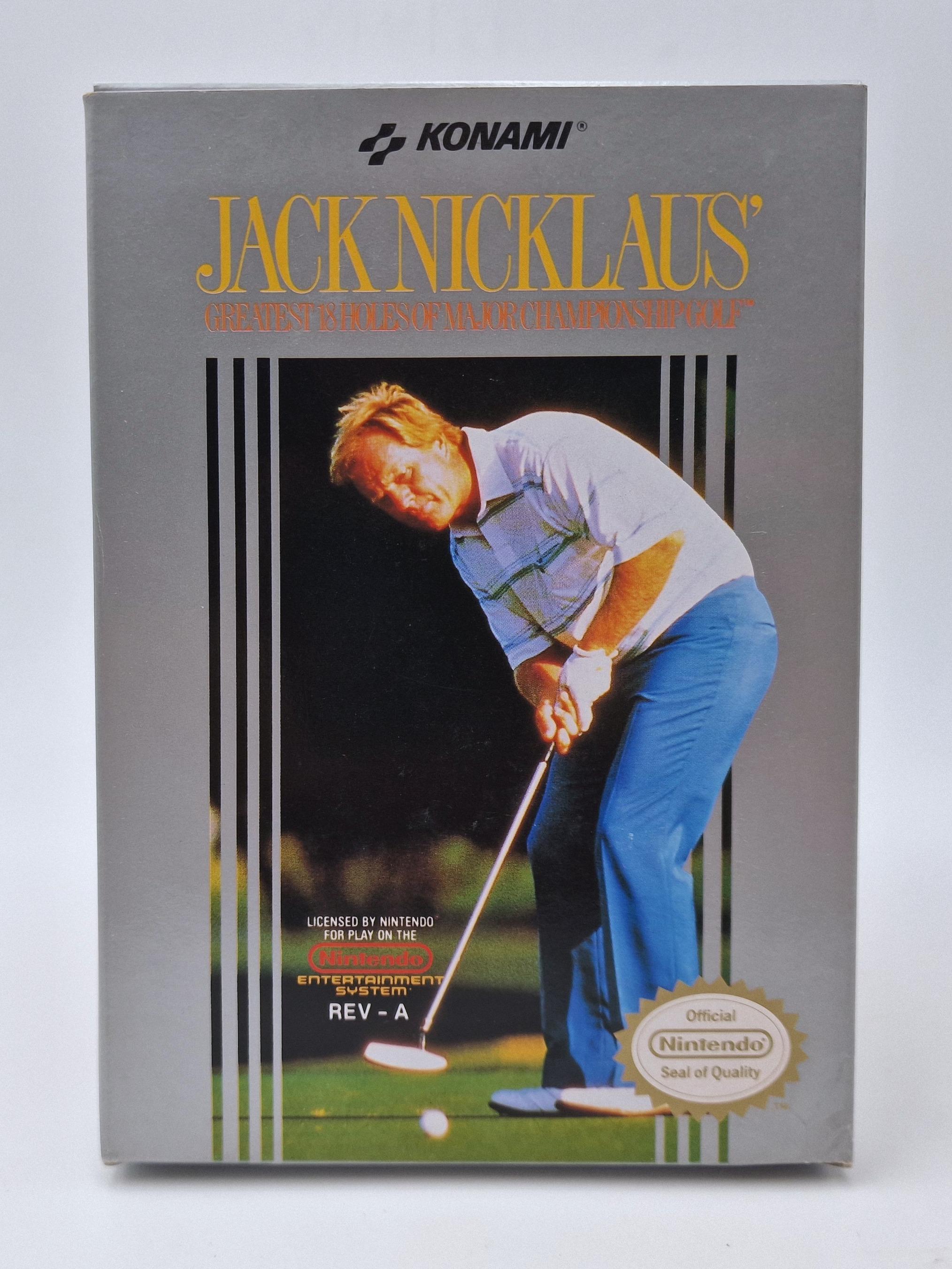 Jack Nicklaus' Greatest 18 Holes of Major Championship Golf — Nintendo NES / FC US