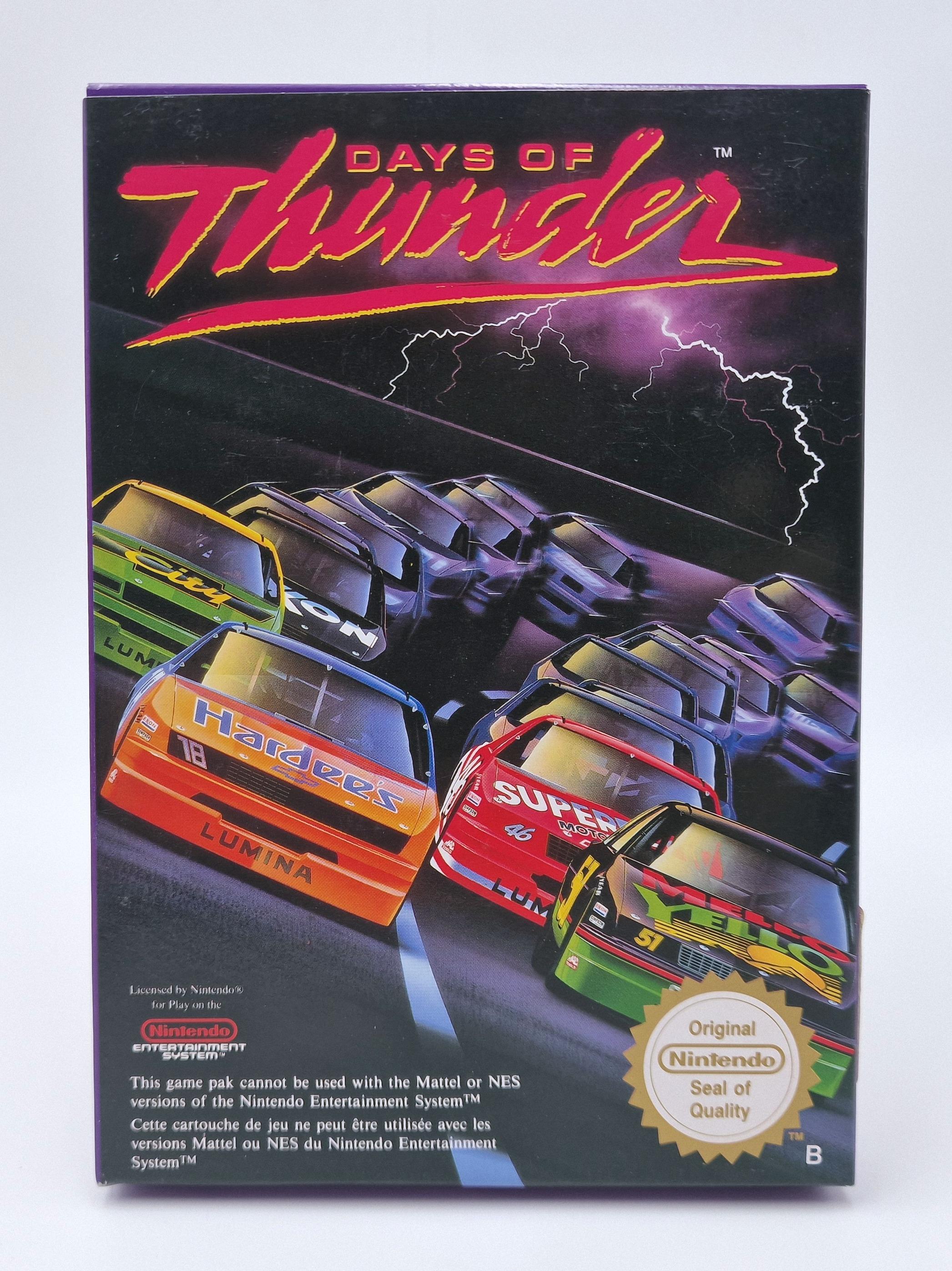 Days of Thunder — Nintendo NES / FC PAL