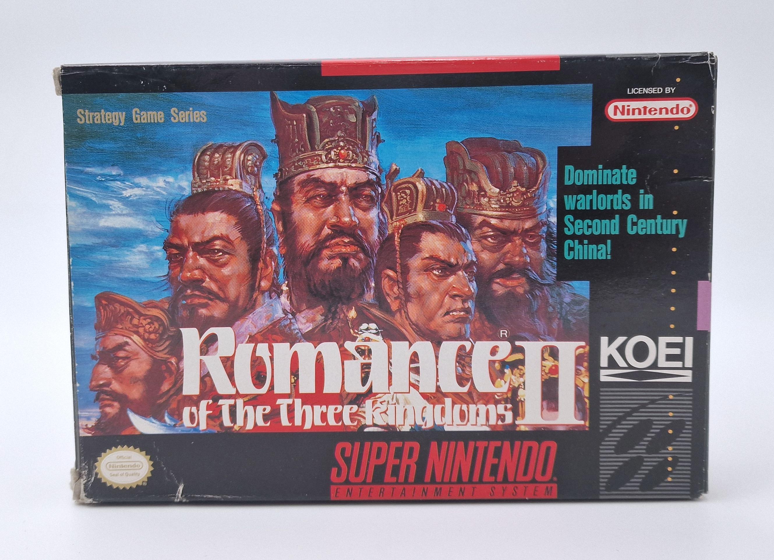 Romance of the Three Kingdoms II — Nintendo SNES US