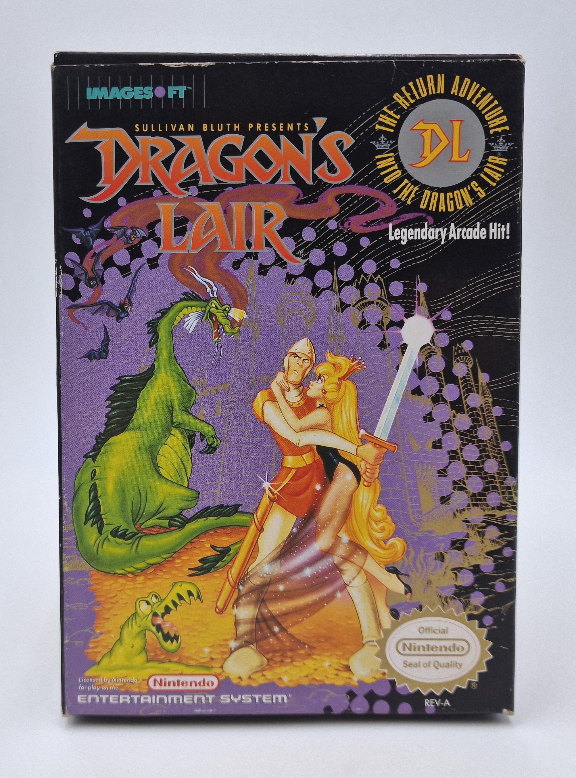 Dragon's Lair — Nintendo NES / FC US
