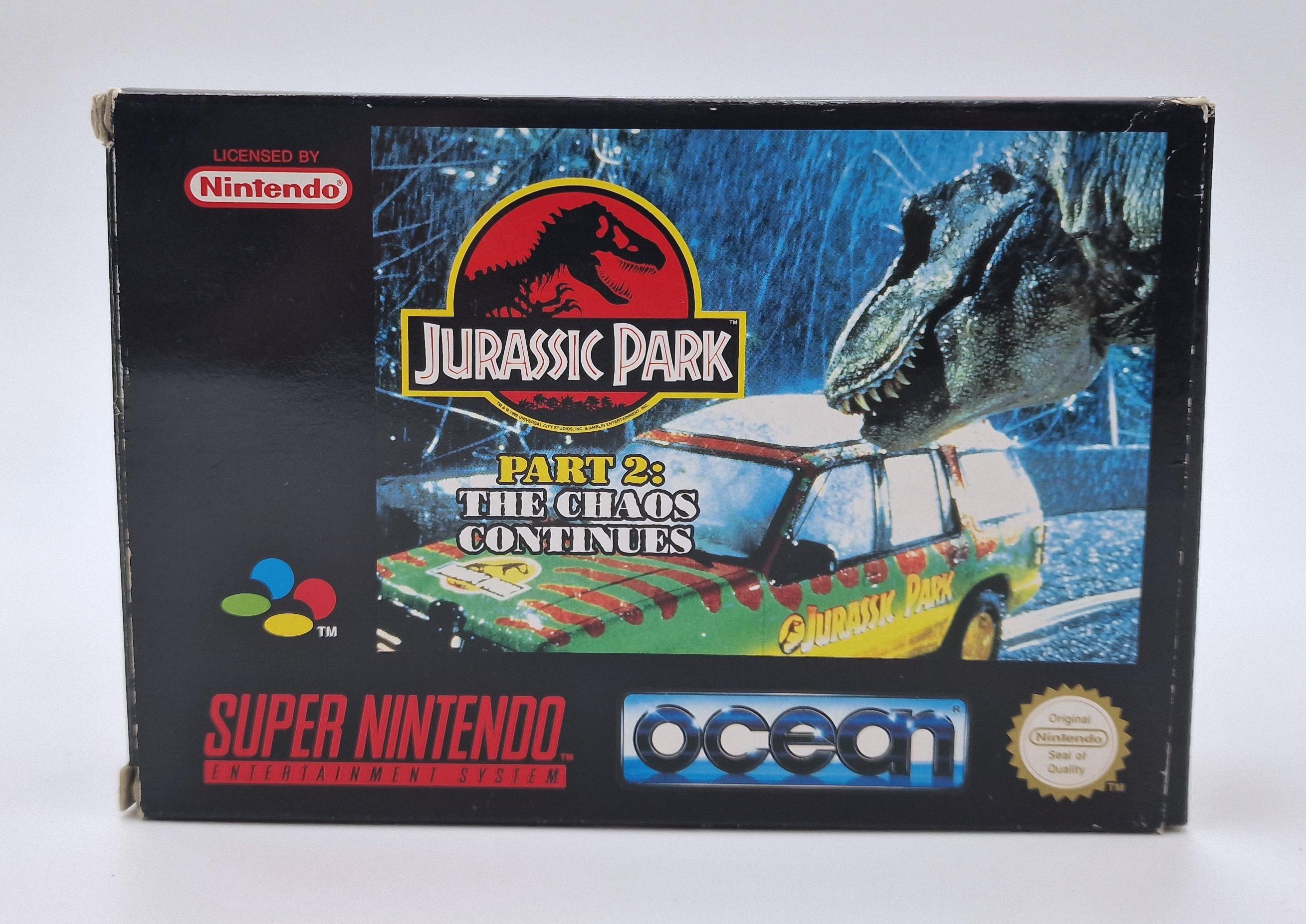 Jurassic Park Part 2: The Chaos Continues — Nintendo SNES PAL