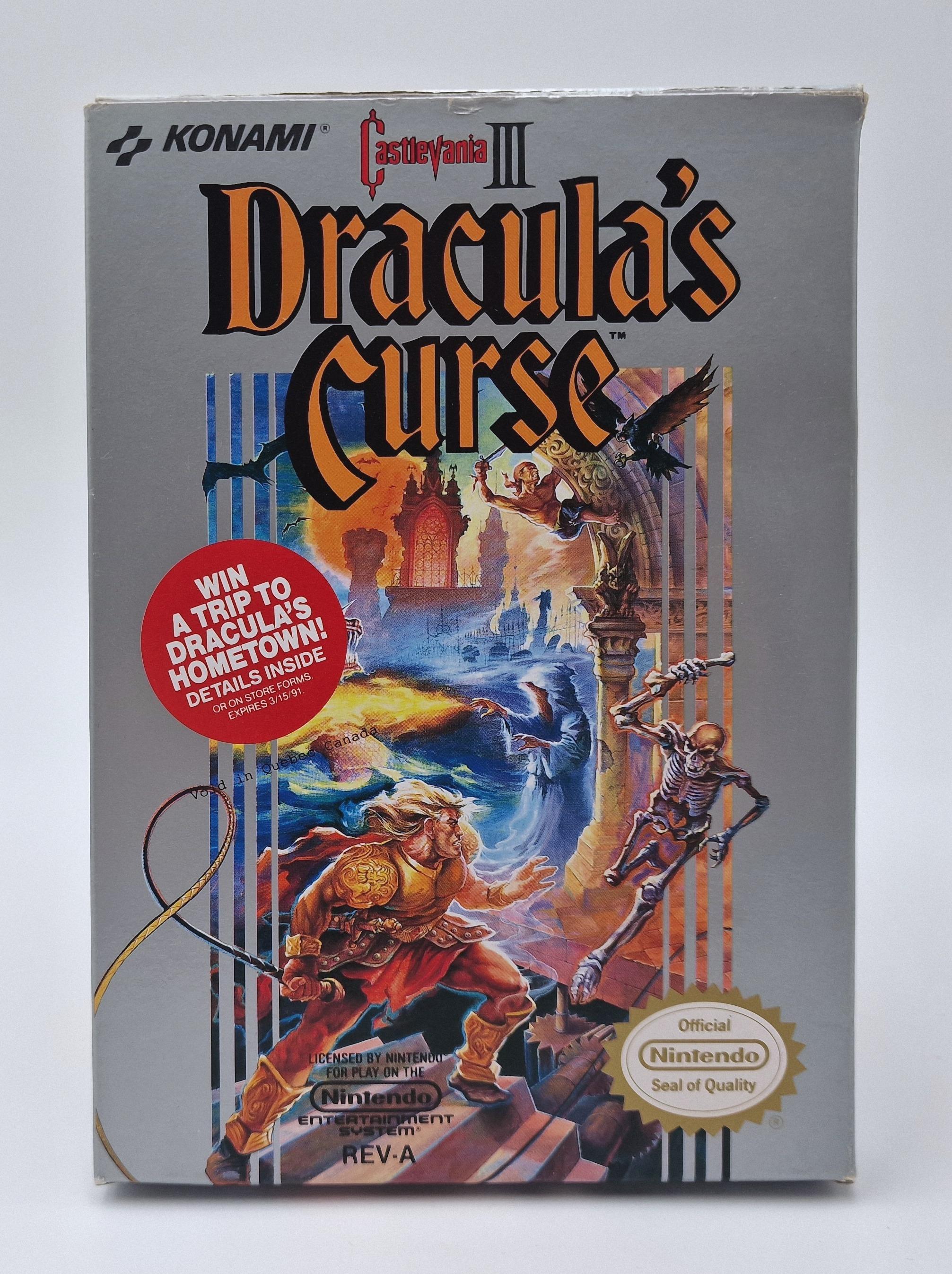 Castlevania III: Dracula's Curse — Nintendo NES / FC US