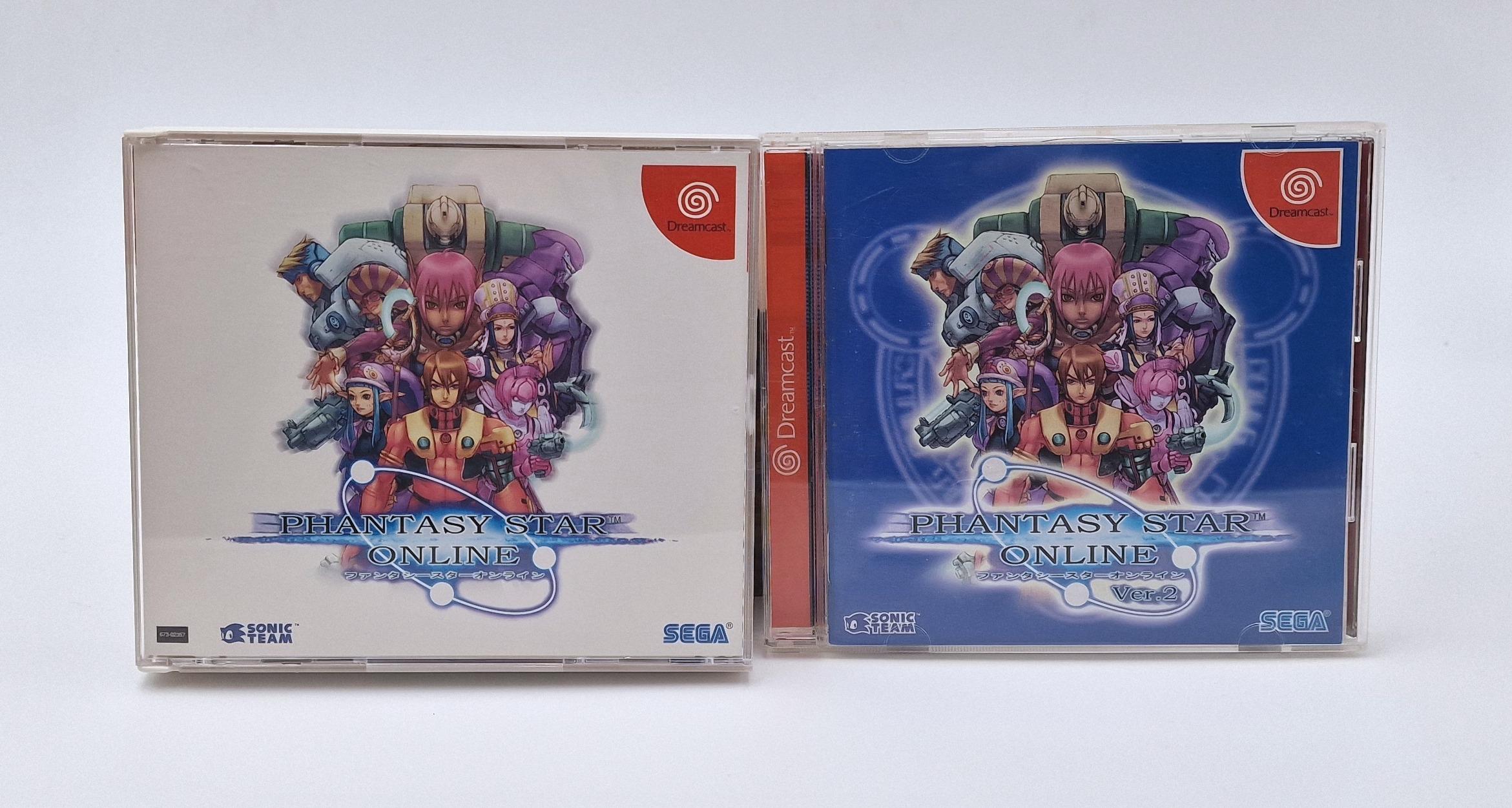 Phantasy Star Online 1 & 2 — SEGA Dreamcast JAP