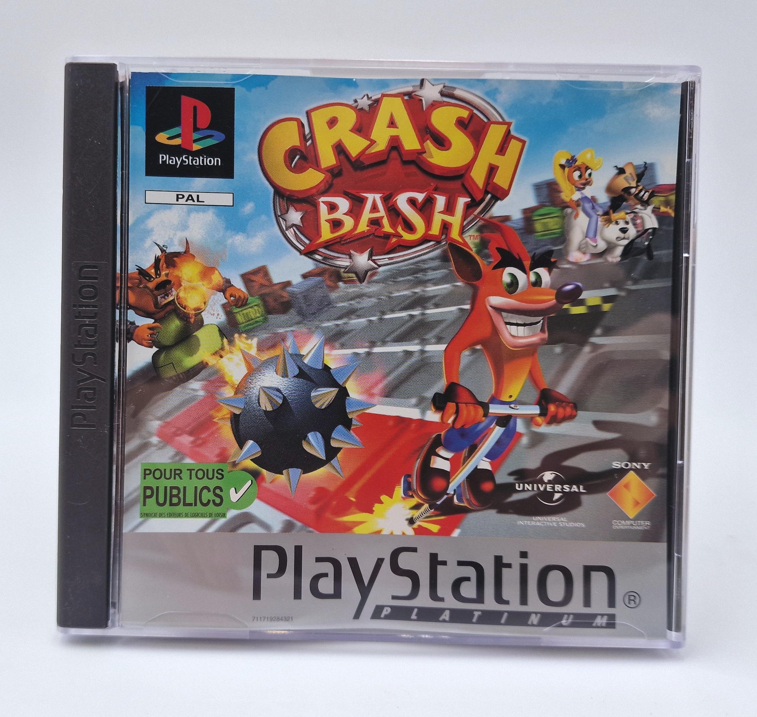 Crash Bash Platinum — Sony PS1 PAL (Europe)