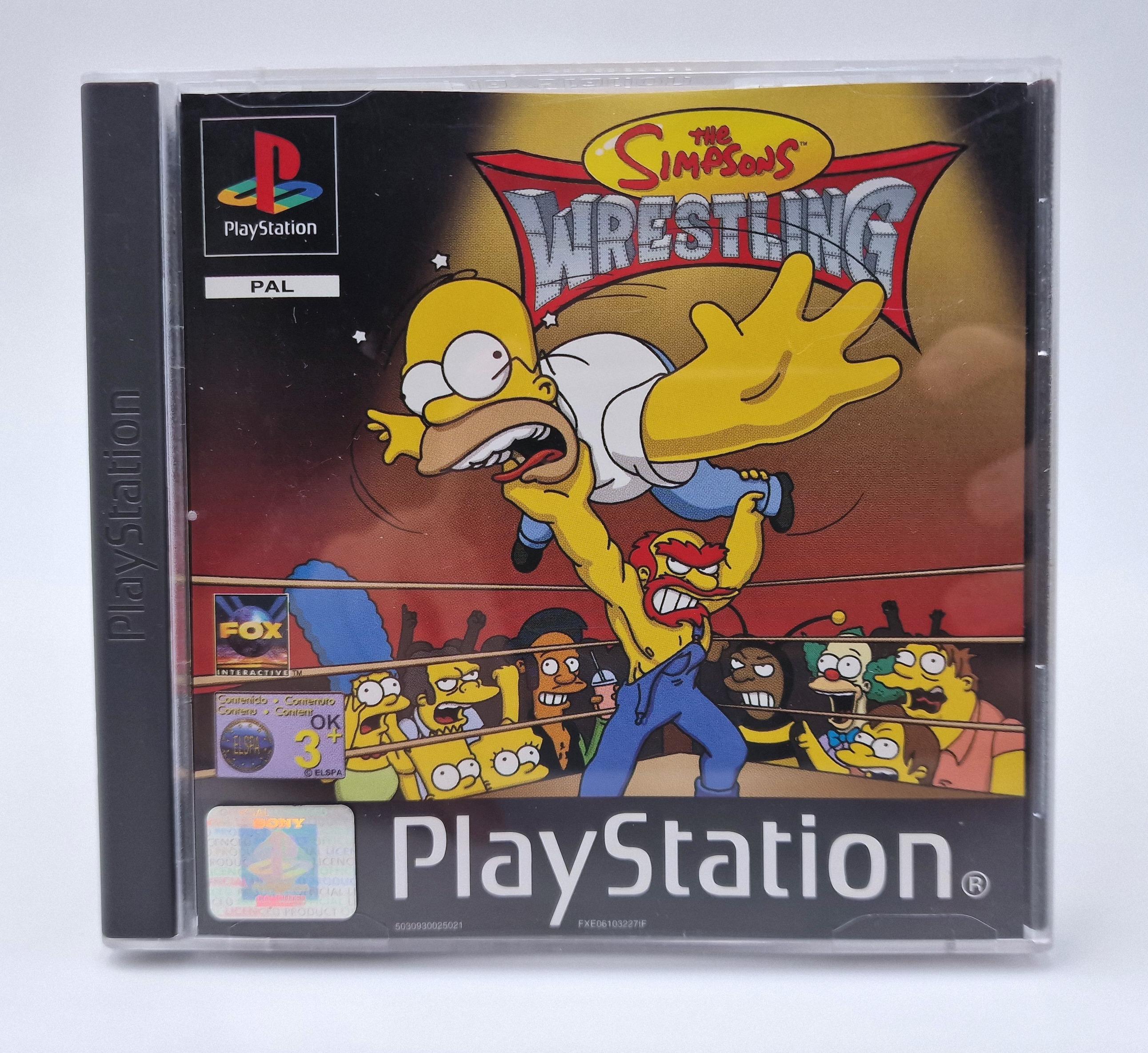 The Simpsons Wrestling — Sony PS1 PAL
