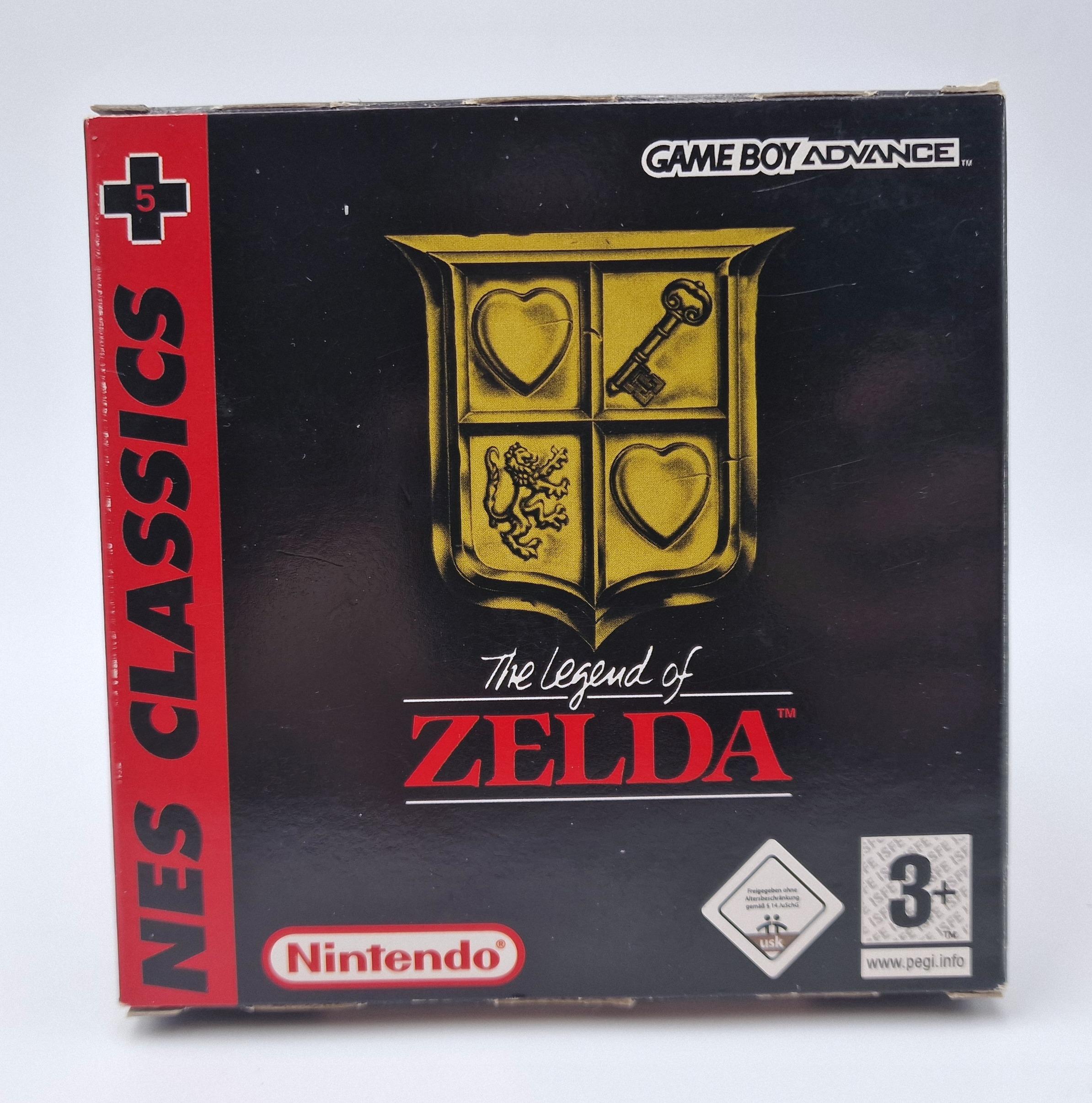 The Legend of Zelda NES Classics — Nintendo GBA PAL