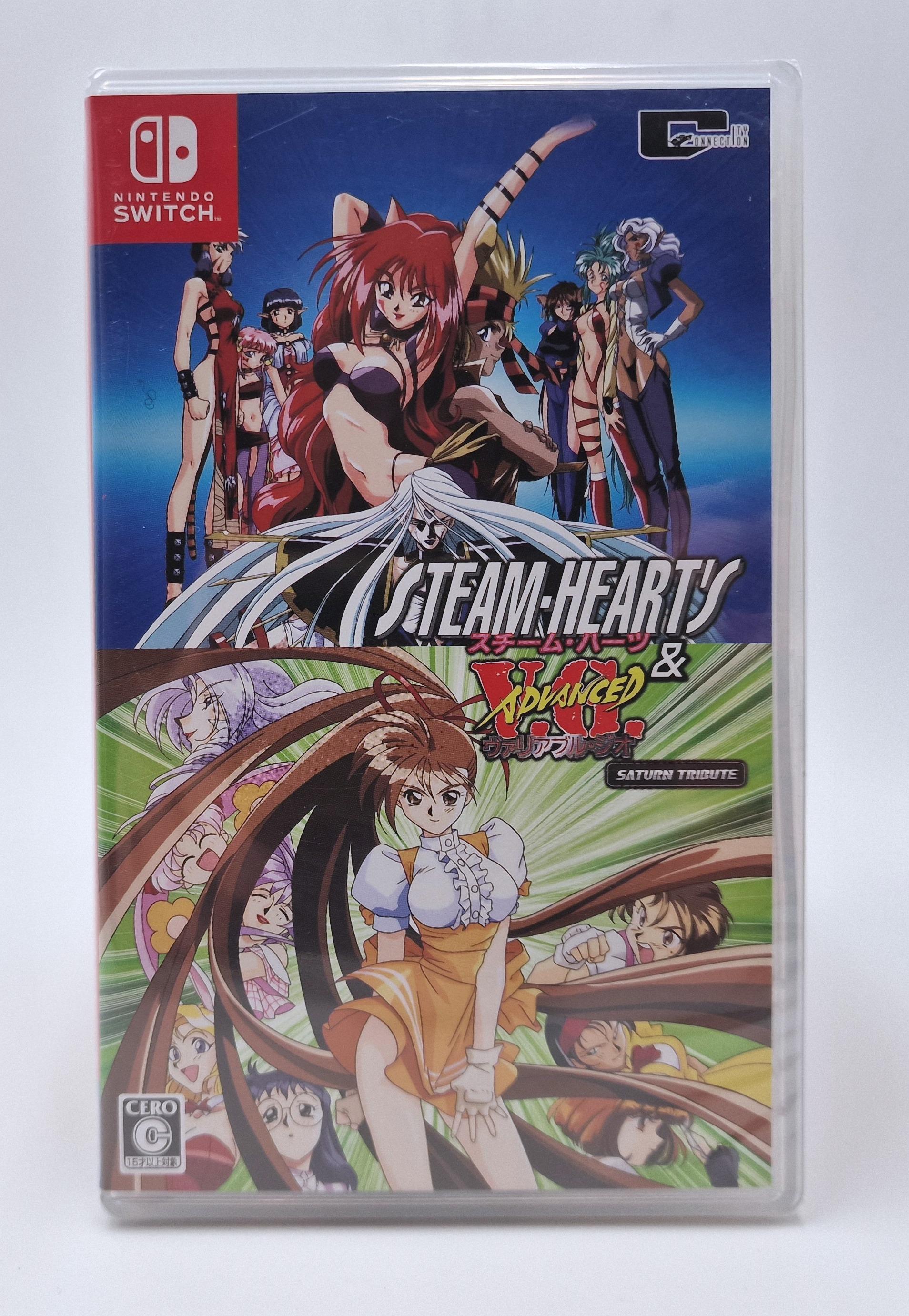 Steam Hearts & Advanced Variable Geo Saturn Tribute — Nintendo Switch Import Japon