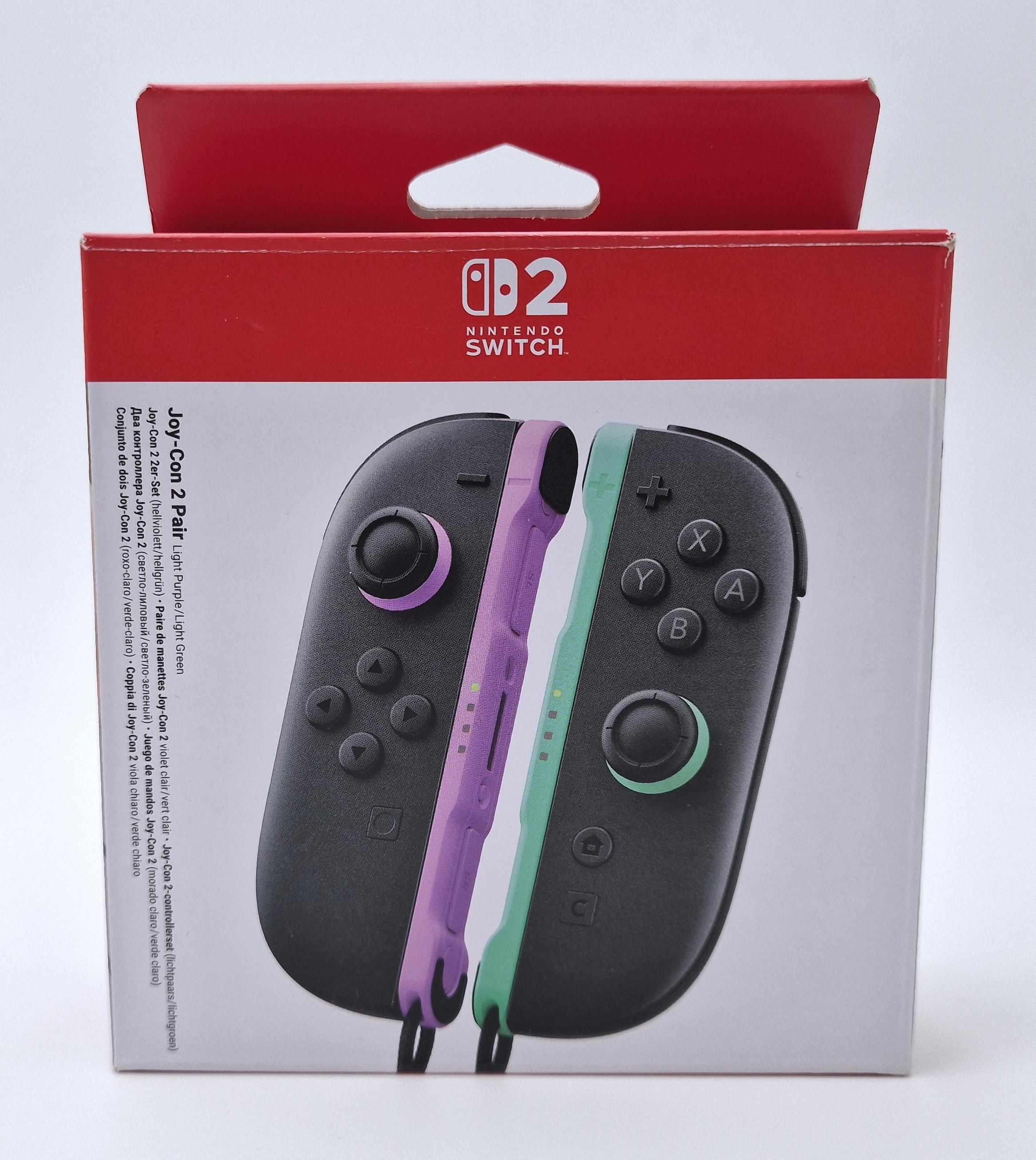 Manette Joy-Con Nintendo Switch 2 Purple & Green Boxed — Console / Accessoire PAL