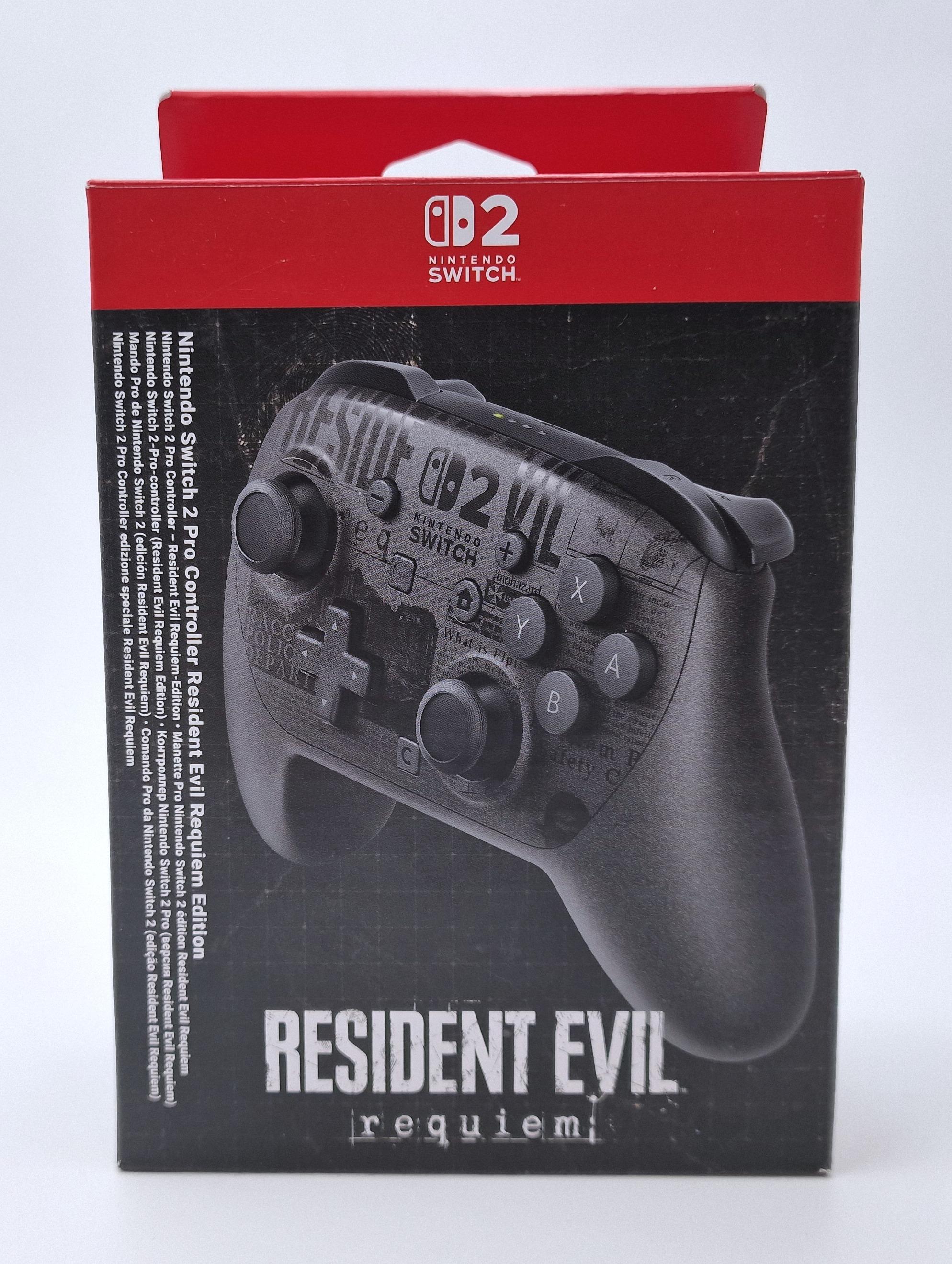 Manette Nintendo Switch 2 Pro Controller Resident Evil requiem Boxed — Console / Accessoire PAL