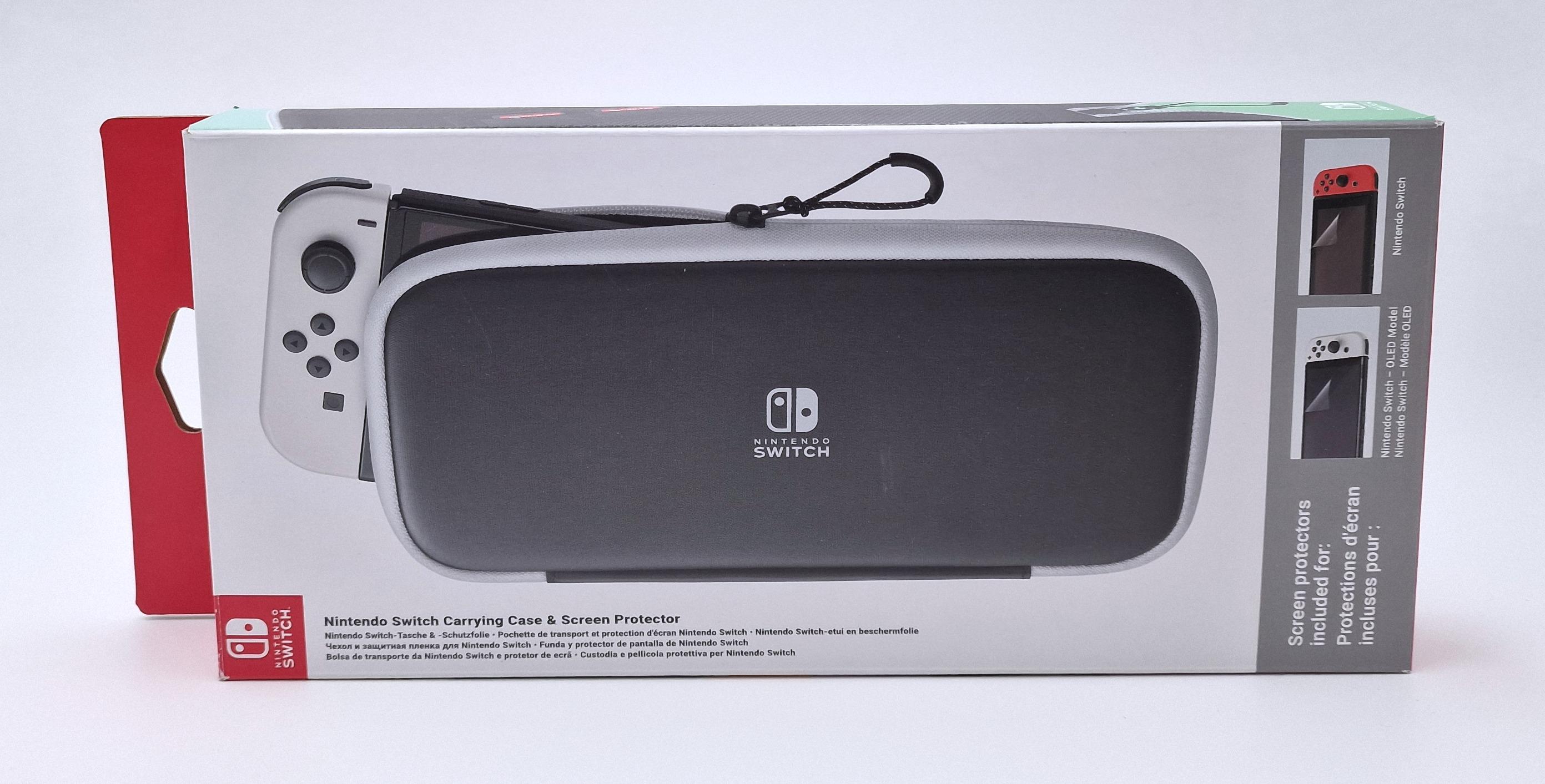 Carrying Case & Screen Protector Nintendo Switch — Console / Accessoire PAL