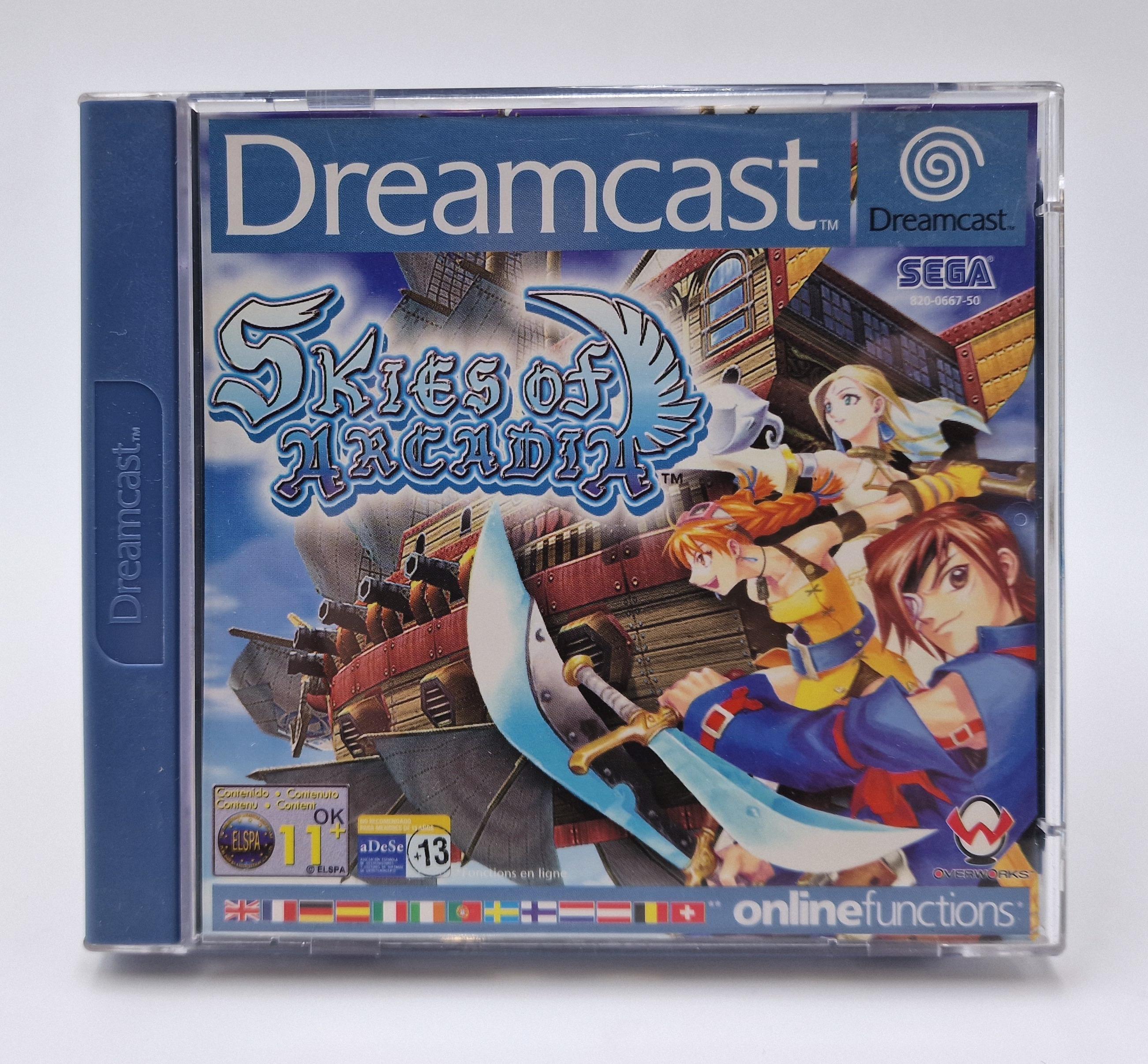 Skies of Arcadia — SEGA Dreamcast PAL