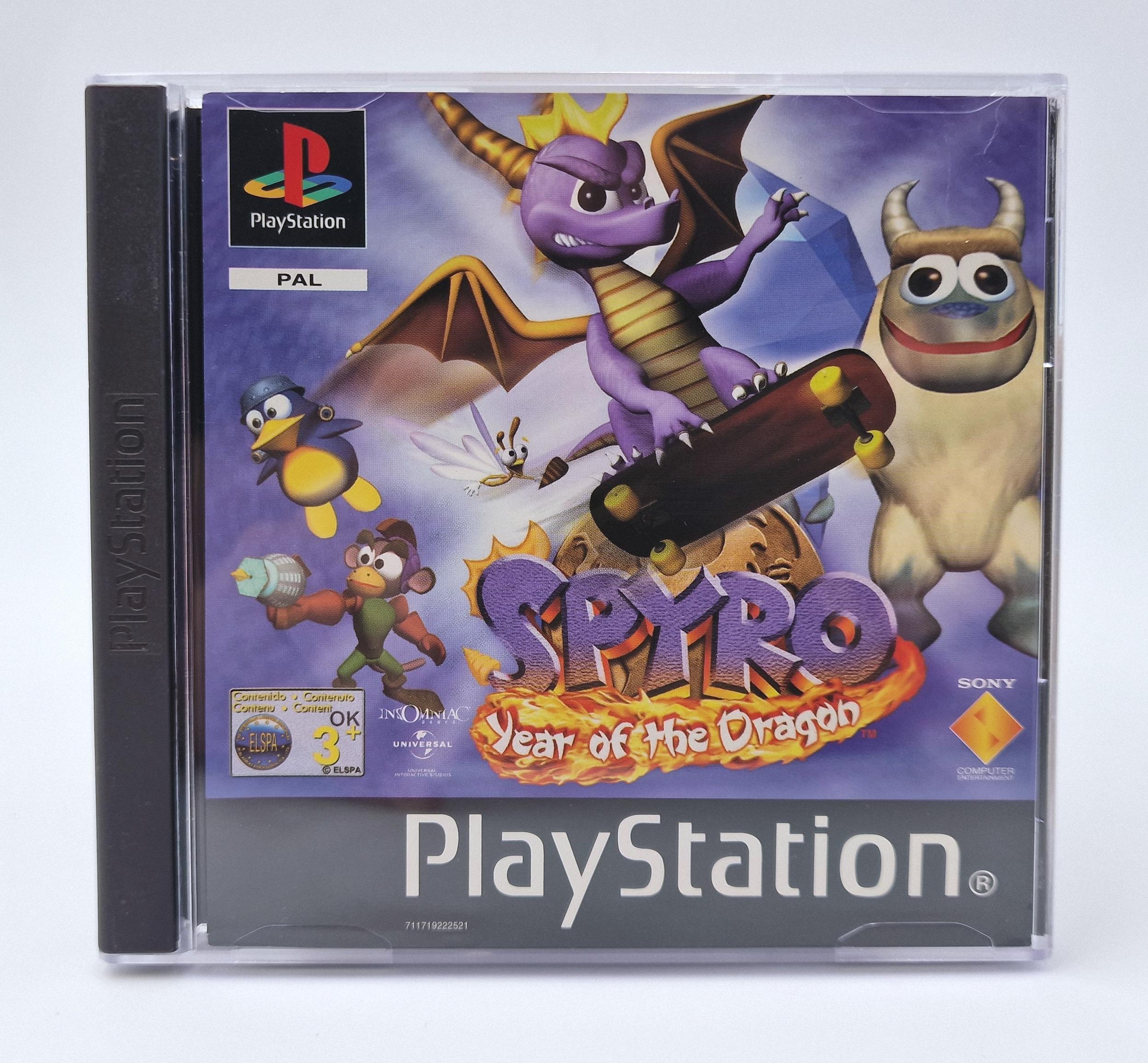 Spyro Year of the Dragon — Sony PS1 PAL