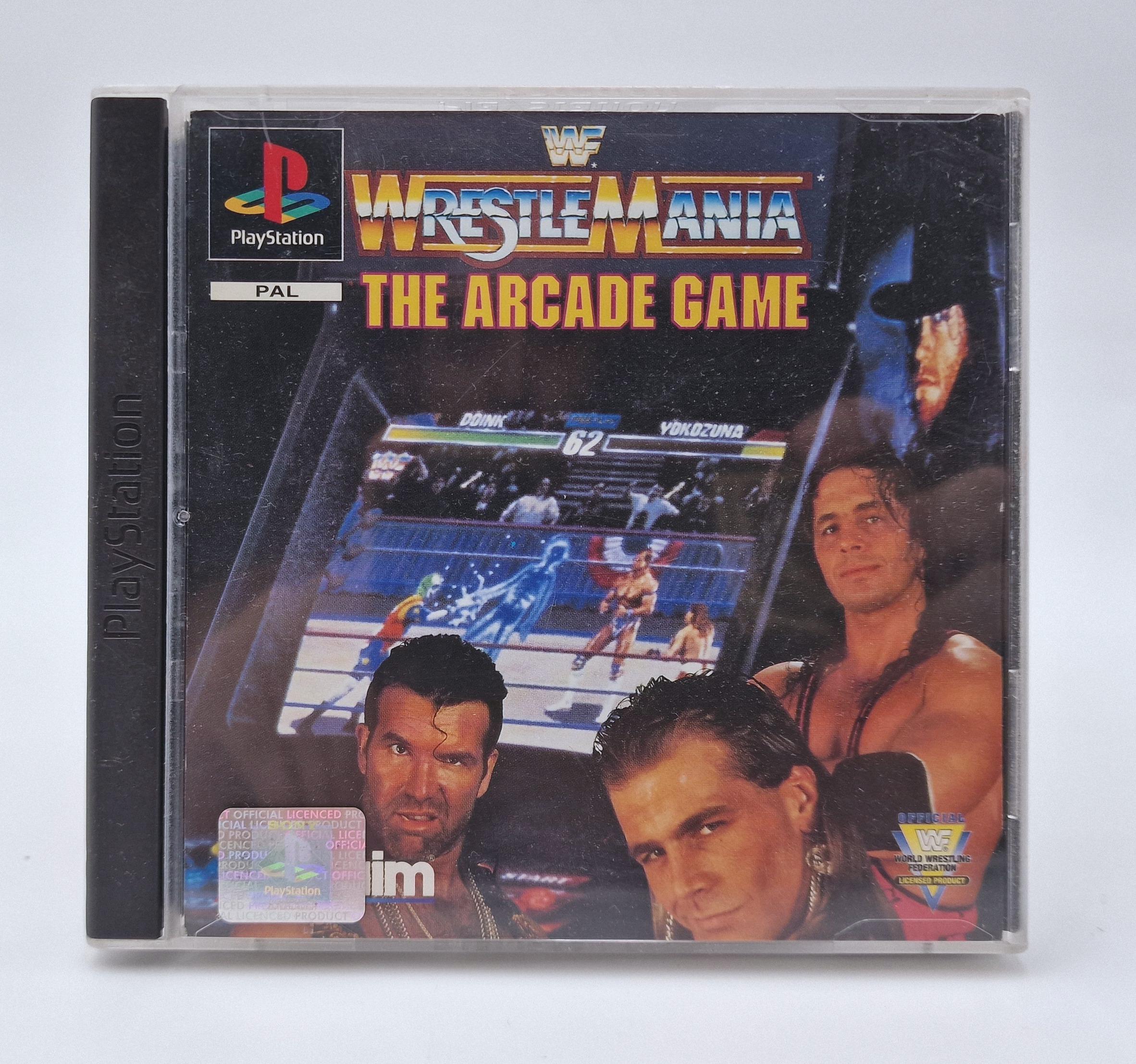 WWF WrestleMania: The Arcade Game — Sony PS1 PAL