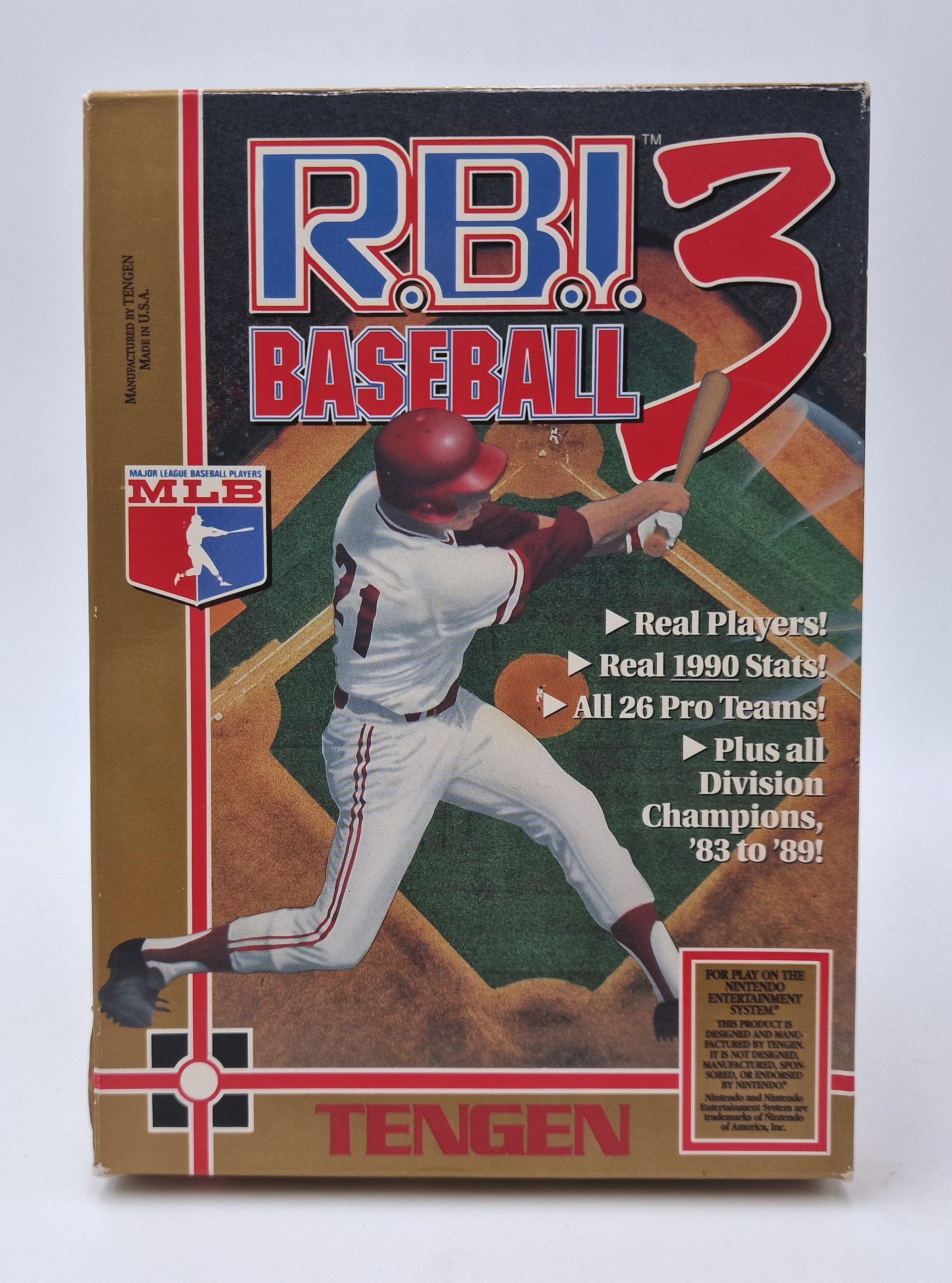 RBI Baseball 3 — Nintendo NES / FC US
