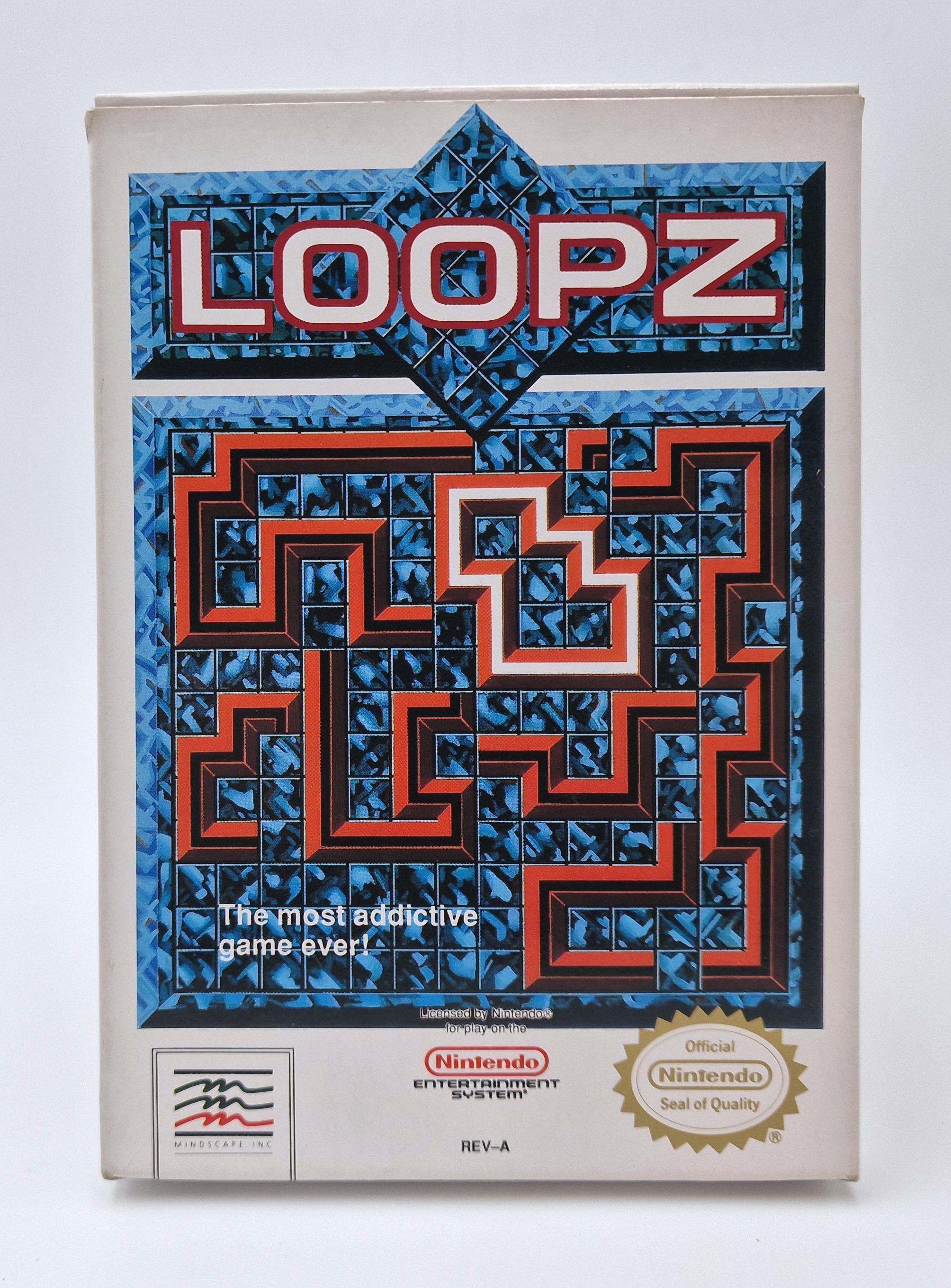 Loopz — Nintendo NES / FC US