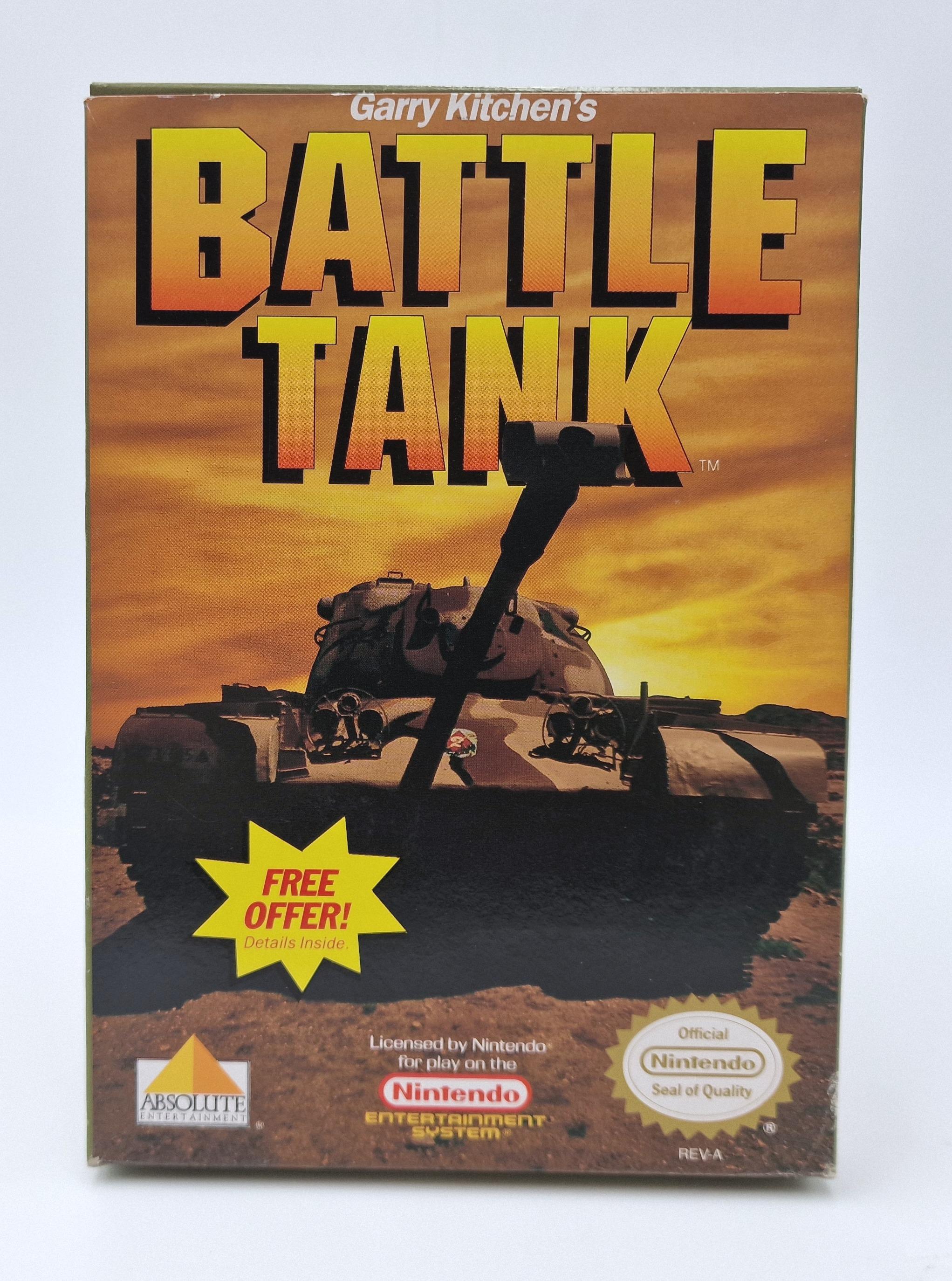Garry Kitchen's Battletank — Nintendo NES / FC US