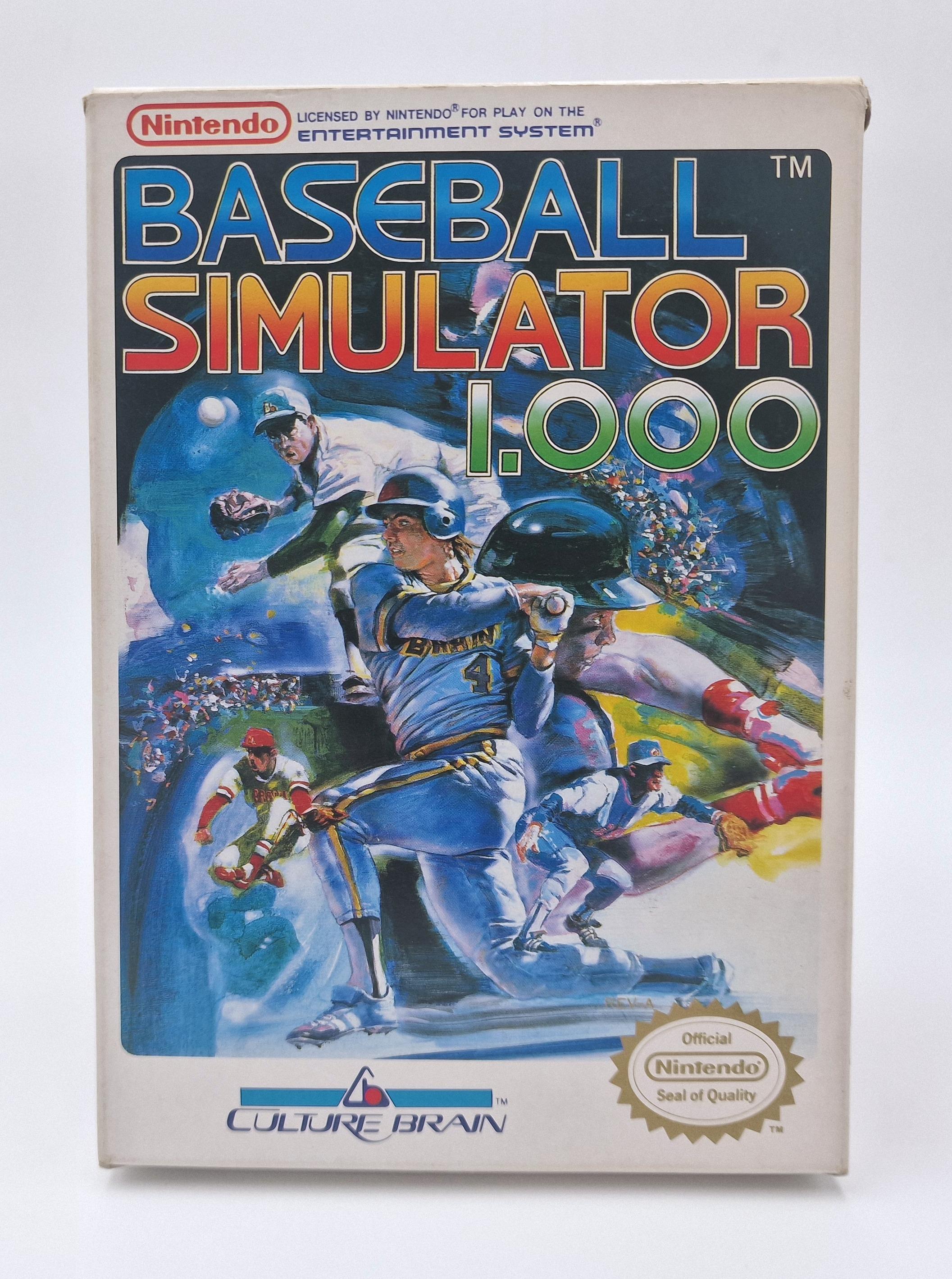 Baseball Simulator 1.000 — Nintendo NES / FC US