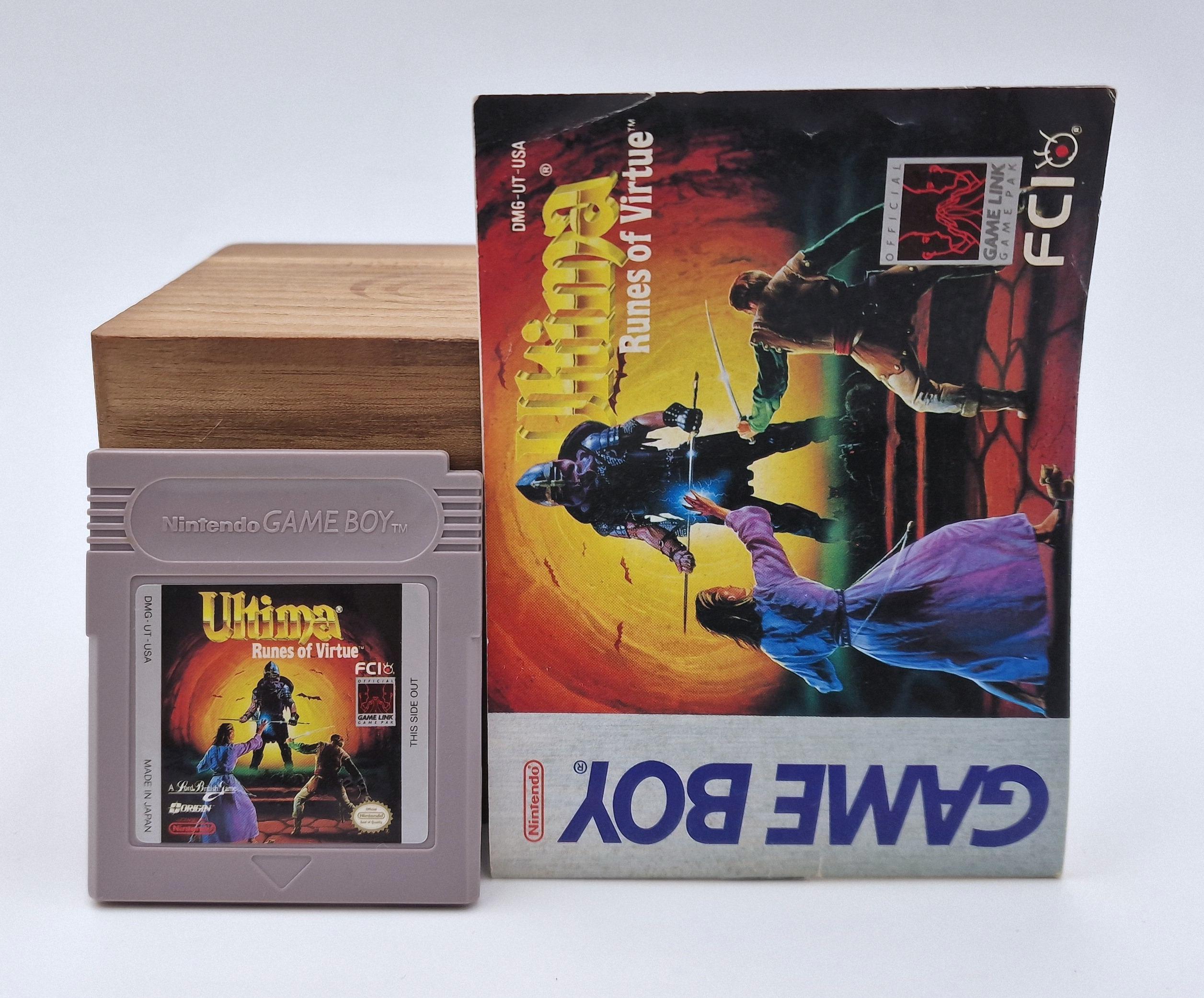 Ultima: Runes of Virtue — Nintendo Game Boy US