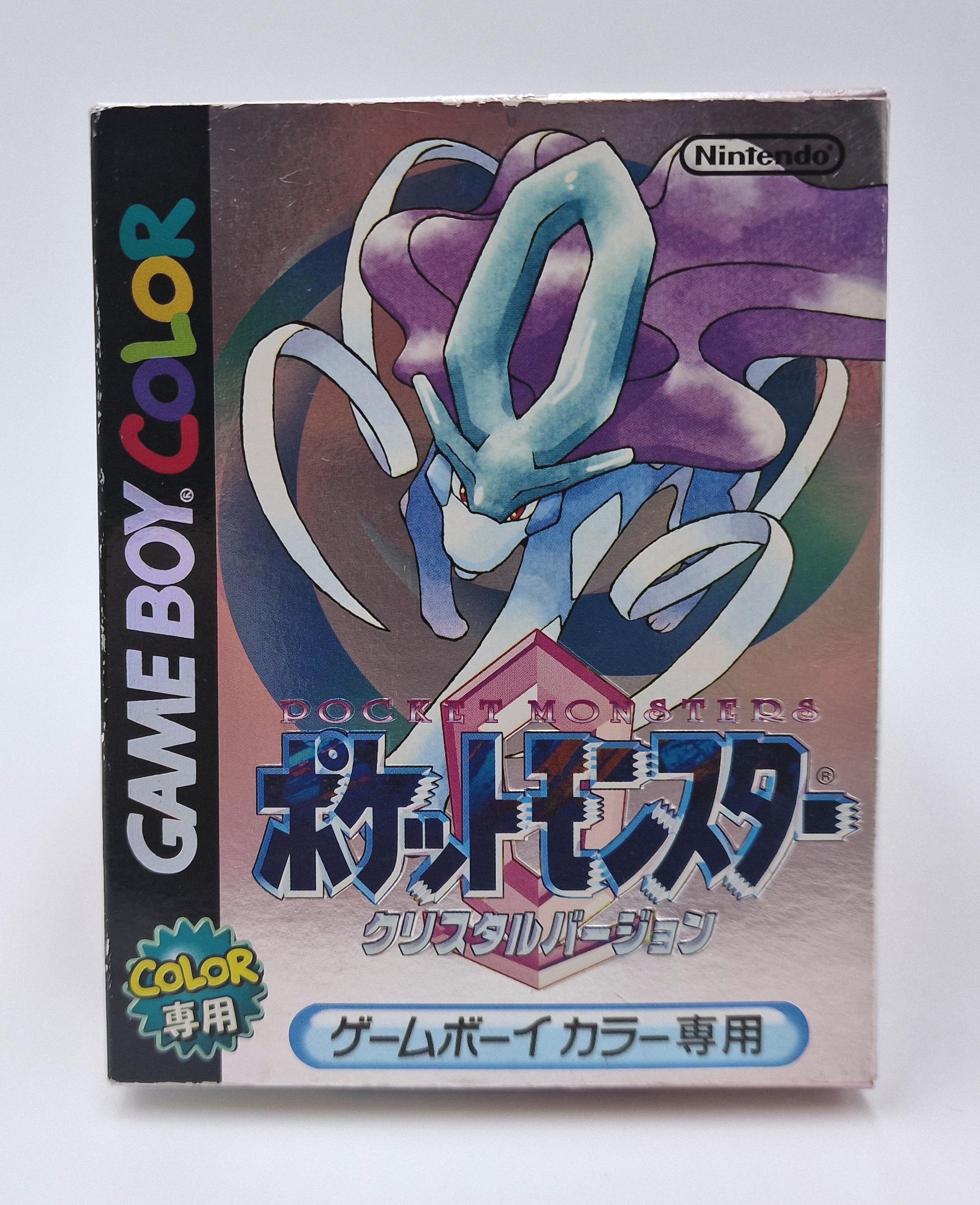 Pokémon Version Cristal — Nintendo Game Boy JAP