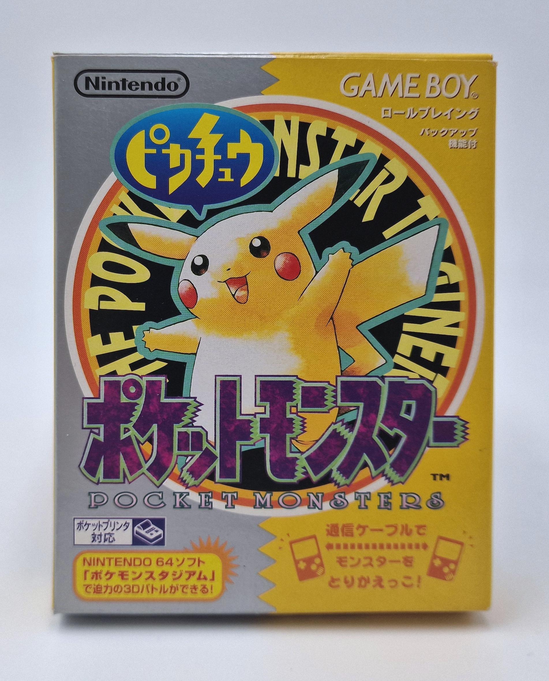 Pokémon Version Jaune — Nintendo Game Boy JAP