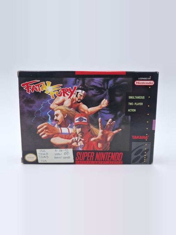 Fatal Fury — Nintendo SNES US (vendu)
