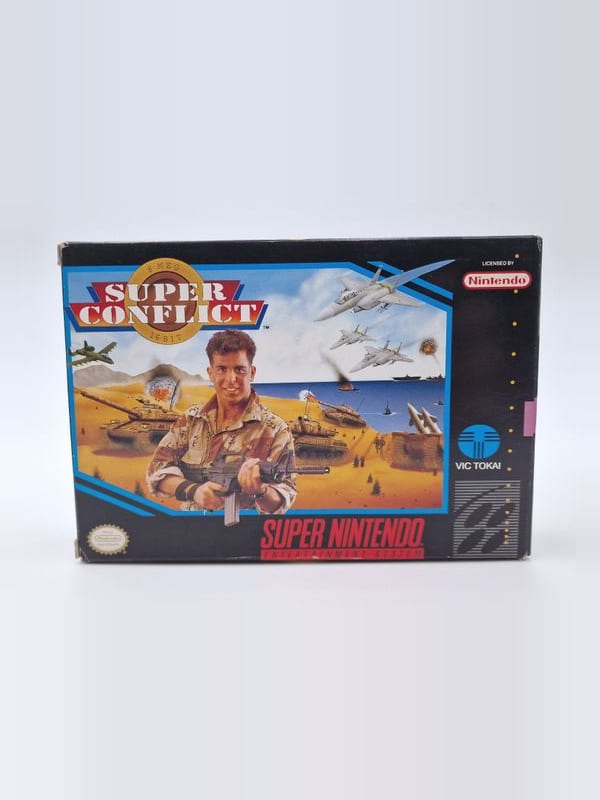 Super Conflict: The Mideast — Nintendo SNES US