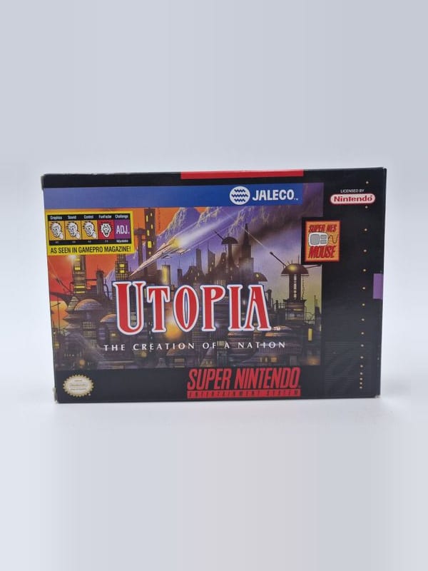 Utopia: The Creation of a Nation — Nintendo SNES US