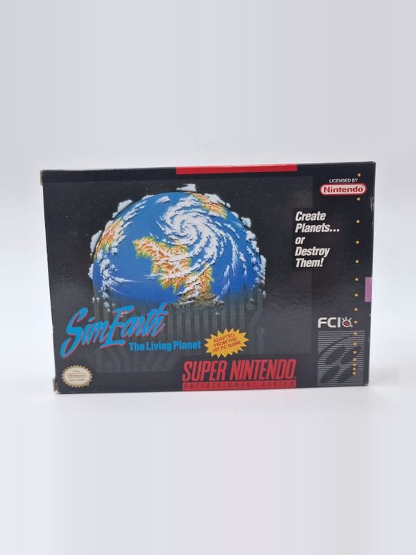 SimEarth: The Living Planet — Nintendo SNES US