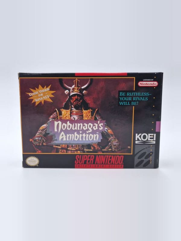 Nobunaga's Ambition — Nintendo SNES US
