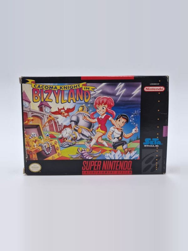 Cacoma Knight in Bizyland — Nintendo SNES US (vendu)