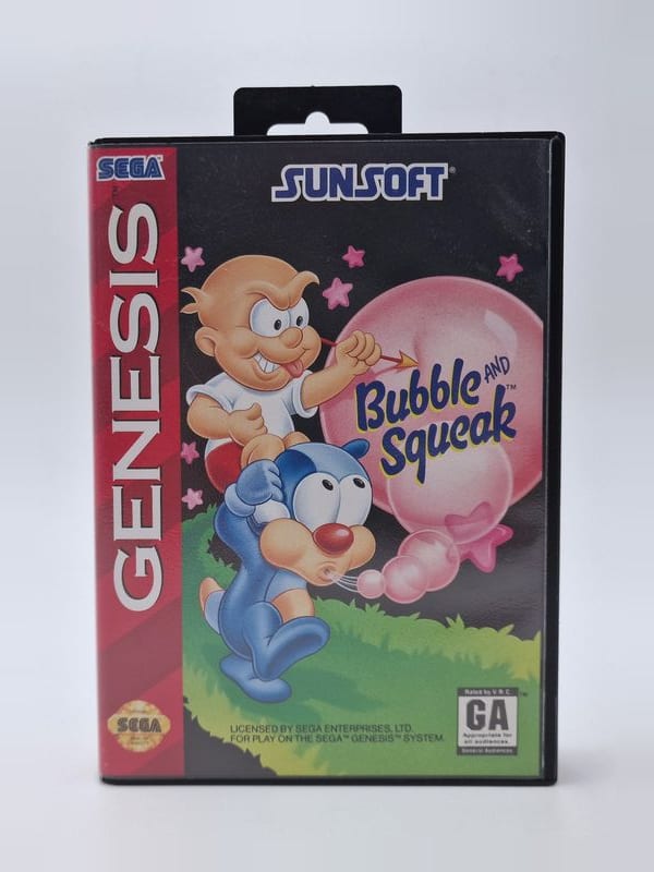 Bubble and Squeak — SEGA Megadrive US (vendu)