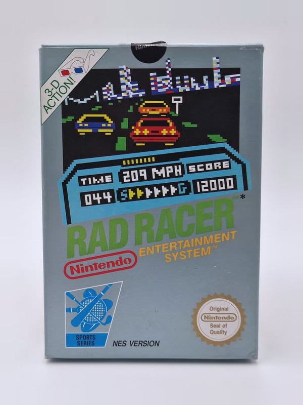 Rad Racer — Nintendo NES / FC PAL