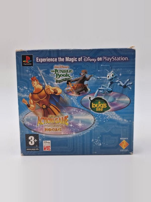 Disney Tripack Hercules / Bug's Life / Jungle Book — Sony PS1 PAL (vendu)