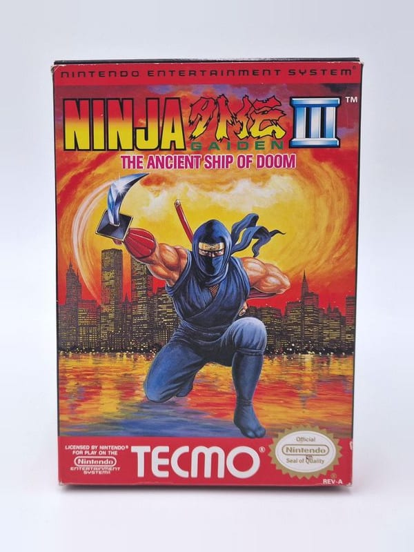 Ninja Gaiden III: The Ancient Ship of Doom — Nintendo NES / FC US